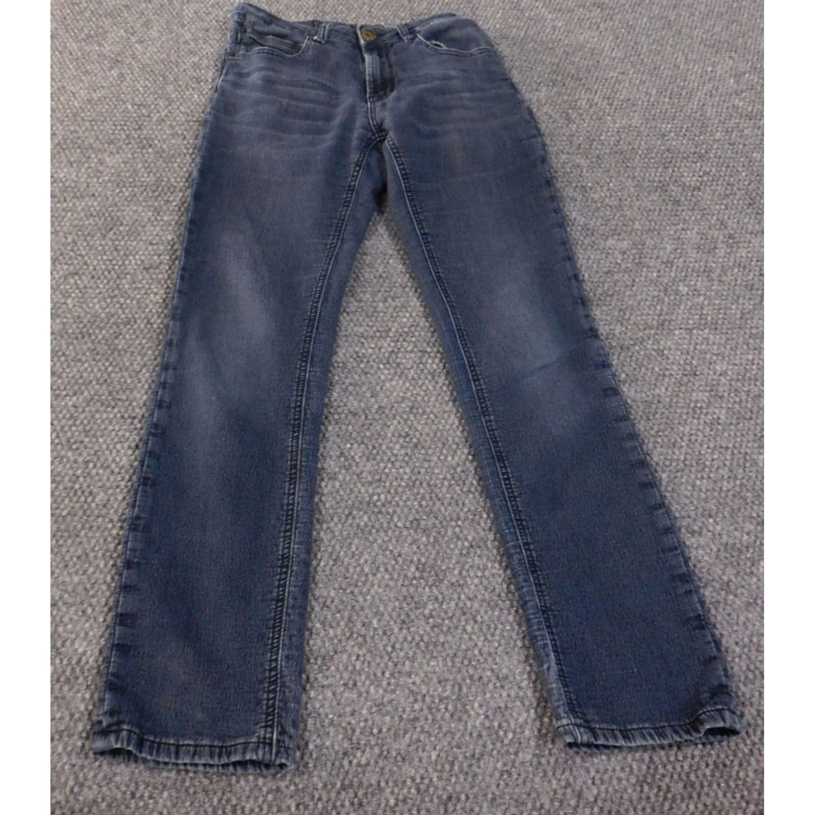 American Eagle Outfitters hudson jeans girls 16 straight stretch waist blue denim casual Size 27" / US 4 / IT 40 - 2 Thumbnail