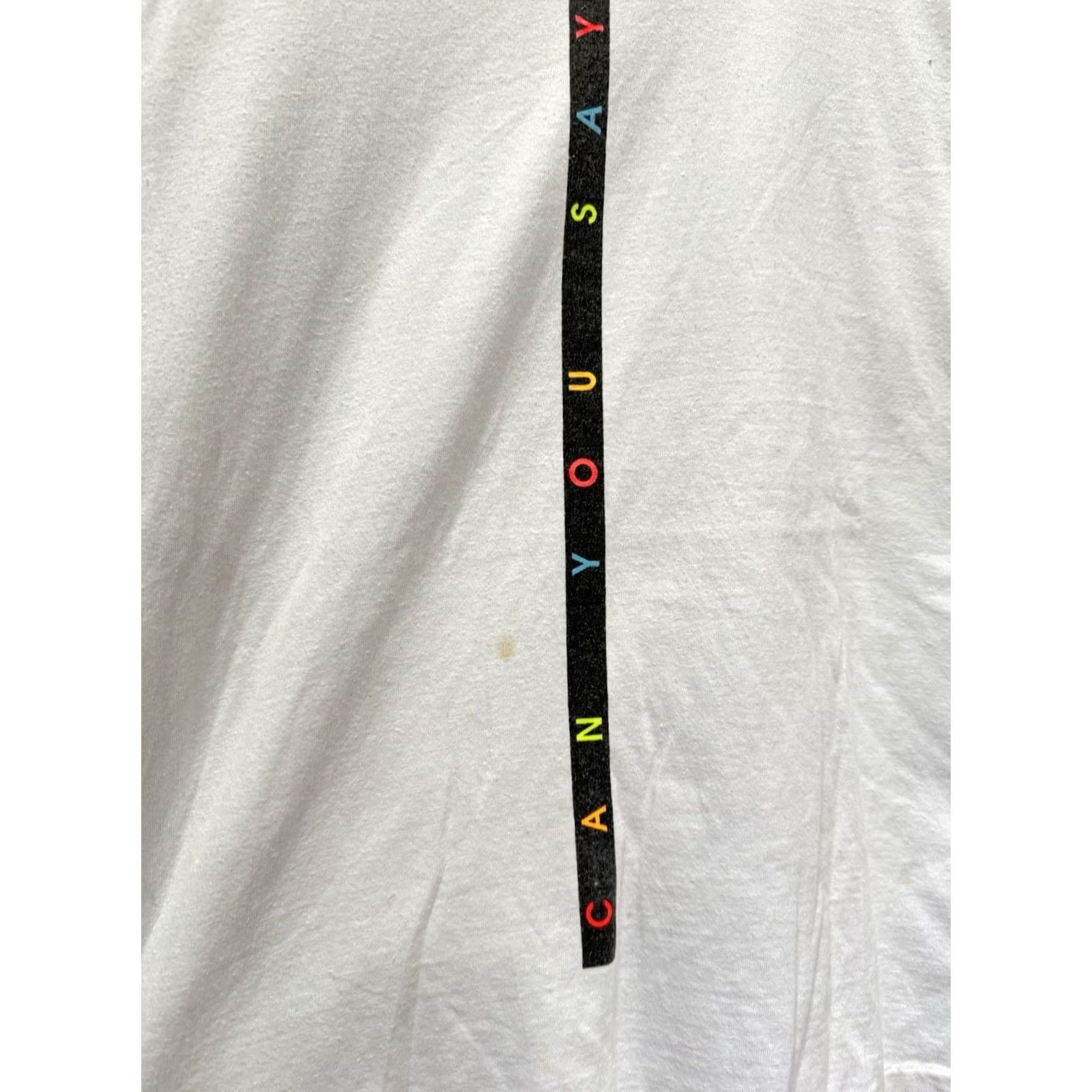 Nike VINTAGE Nike Swoosh Tee Shirt White Cotton T-Shirt 90s Size L Mens USA Size US L / EU 52-54 / 3 - 6 Thumbnail