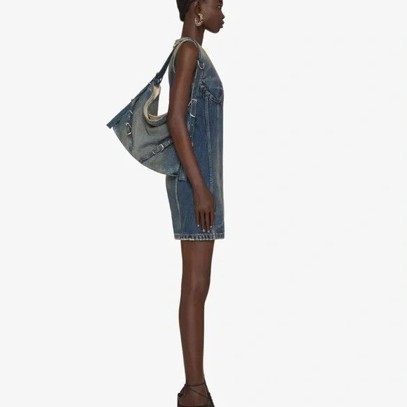Givenchy GIVENCHY Denim Mini Dress - MILITARY BLUE - NEW WITH TAGS Size M / US 6-8 / IT 42-44 - 6 Thumbnail
