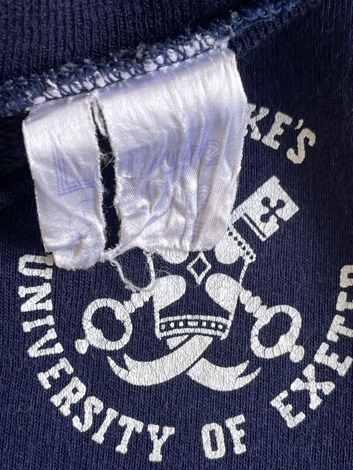 Vintage Vintage 80s University Of Exeter Sweater Size US L / EU 52-54 / 3 - 7 Thumbnail