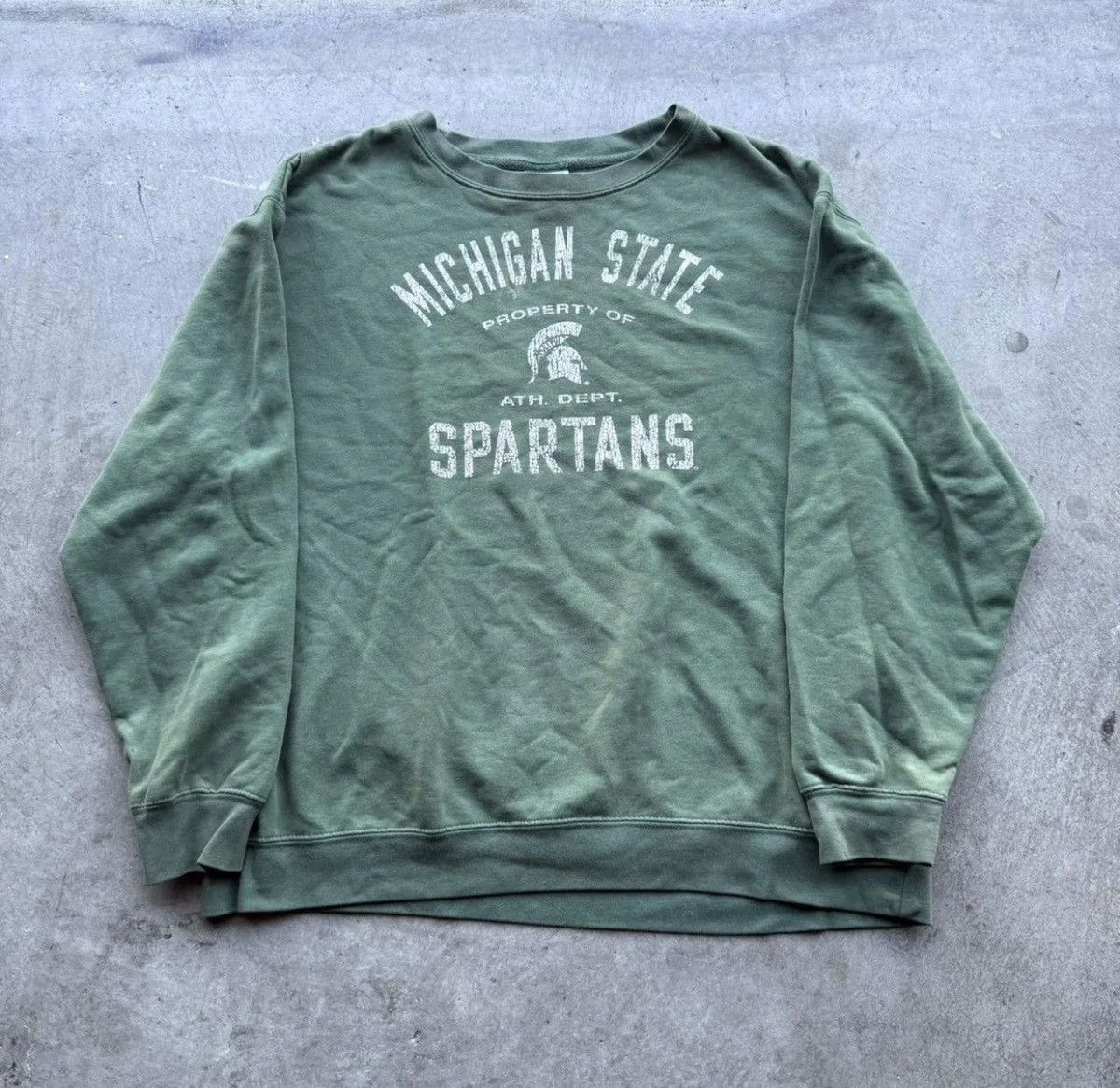 Vintage Vintage Michigan State Crewneck Size US XL / EU 56 / 4 - 1 Thumbnail