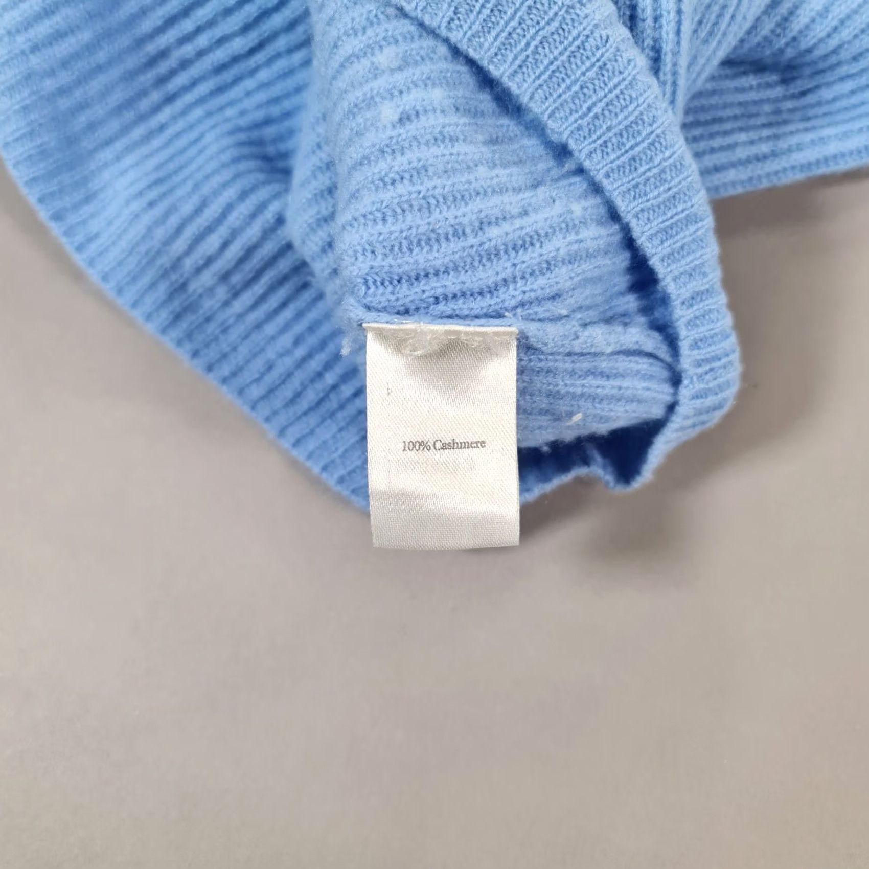 N.Peal N Peal Womens Jumper Blue XS 100% Cashmere Knit Pullover V Neck Size XS / US 0-2 / IT 36-38 - 7 Thumbnail