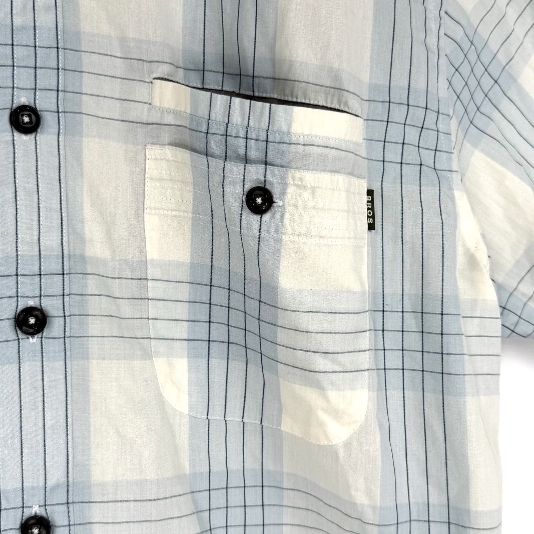 Howler Brothers Howler Brothers Shirt Mens M Plaid Button-Up Blue Lightweight Cowboy Tech Size US M / EU 48-50 / 2 - 4 Thumbnail