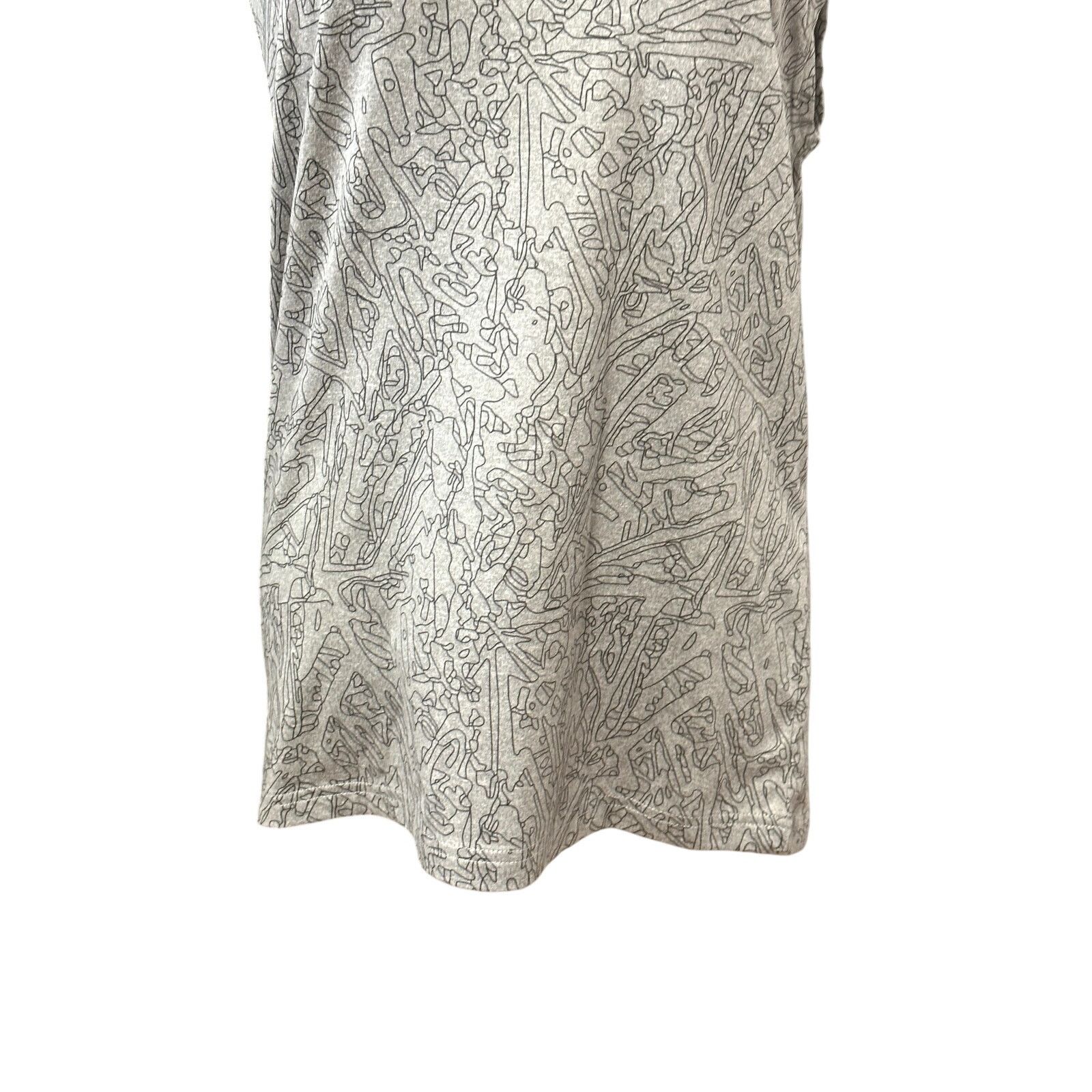 Other Fabletics Tank Top Crew Neck Sleeveless Abstract Gray Small Size S / US 4 / IT 40 - 3 Thumbnail