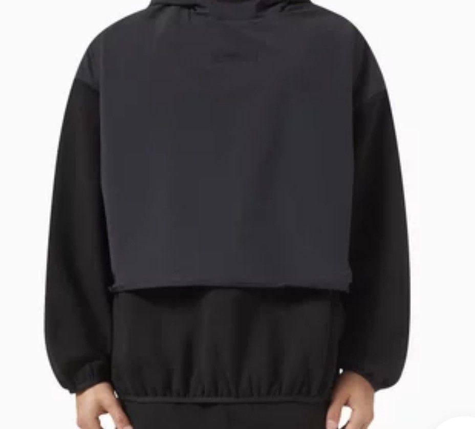 Fear of God Fear of God Essentials Black Pullover Nylon Hoodie L NWT Size US L / EU 52-54 / 3 - 3 Thumbnail