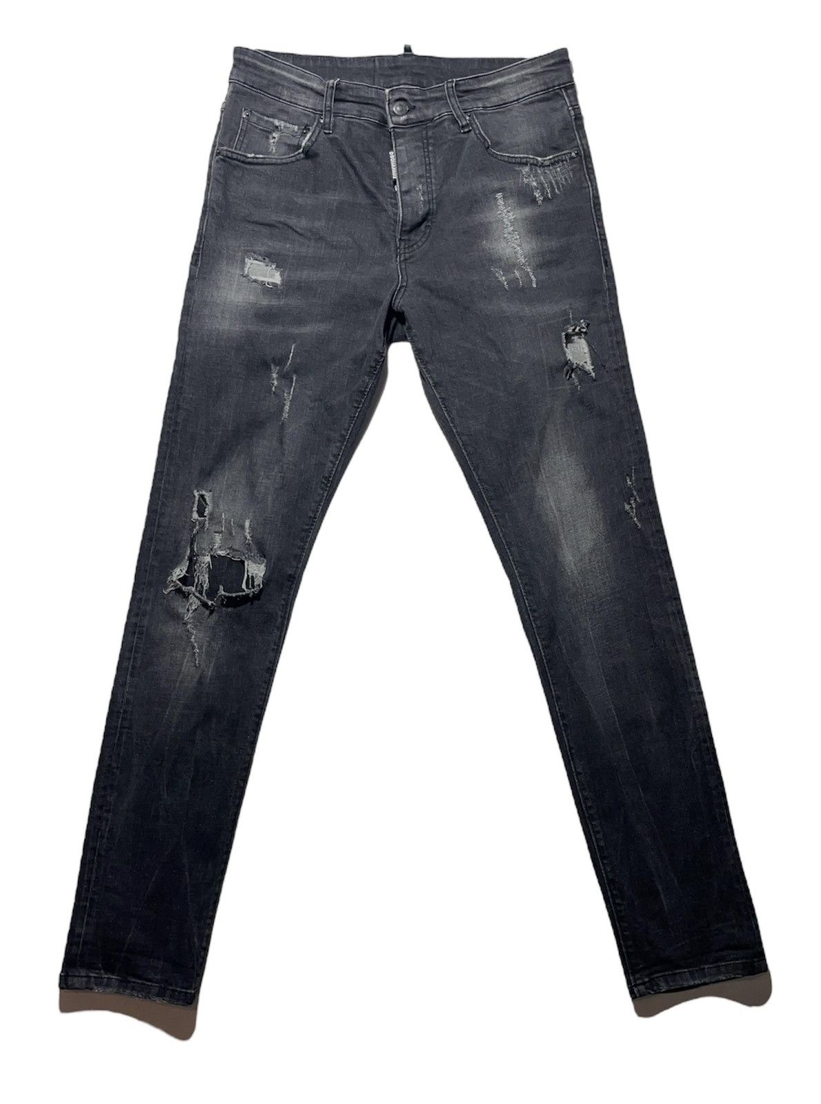 Dsquared2 Dsquared2 Skinny Dan Jean Punk Pants Size US 30 / EU 46 - 1 Thumbnail