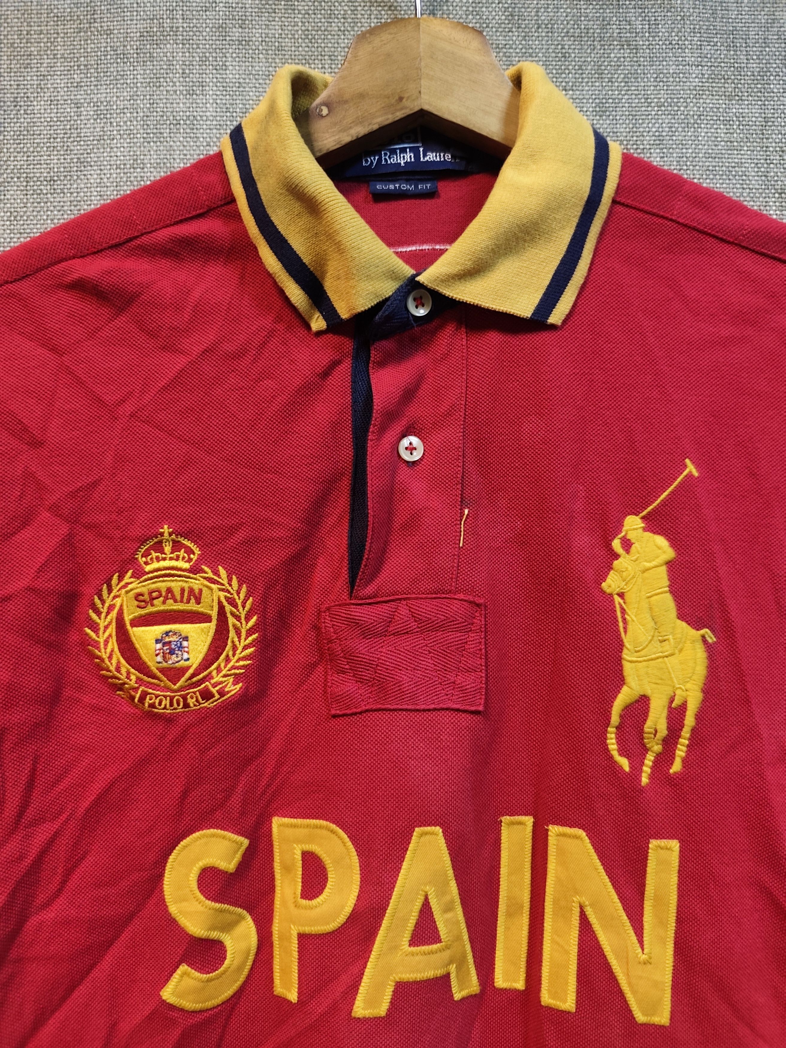 Ralph Lauren Vintage 90s Polo Ralph Lauren Spain Embroidered Size US M / EU 48-50 / 2 - 4 Thumbnail