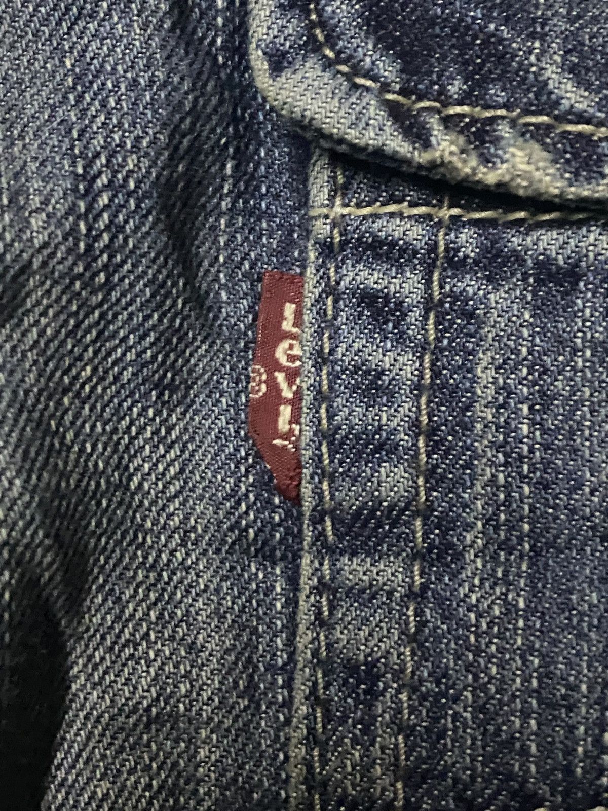 Levi's Levis 202 Vietnam Crazy Wash Distressed Buckle Back Jeans Size US 33 - 12 Thumbnail