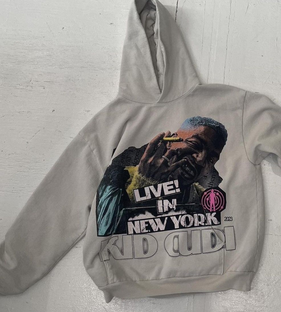 image of Kid Cudi Nyc Exclusive Hoodie XL - Cudder's Clubhouse in Grey