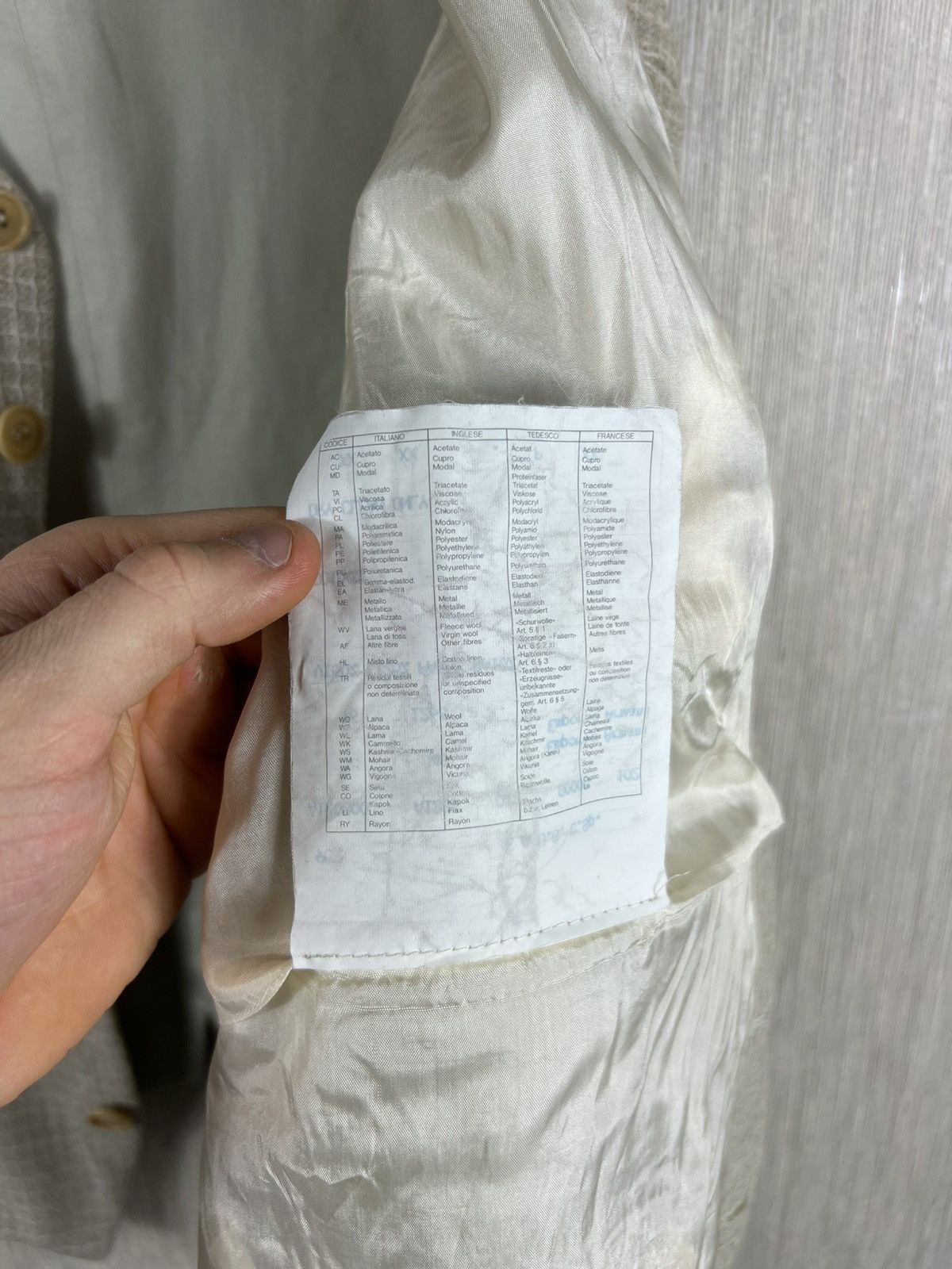 Emporio Armani Vintage 90s Emporio Armani archival linen suit vest Size 48R - 20 Thumbnail