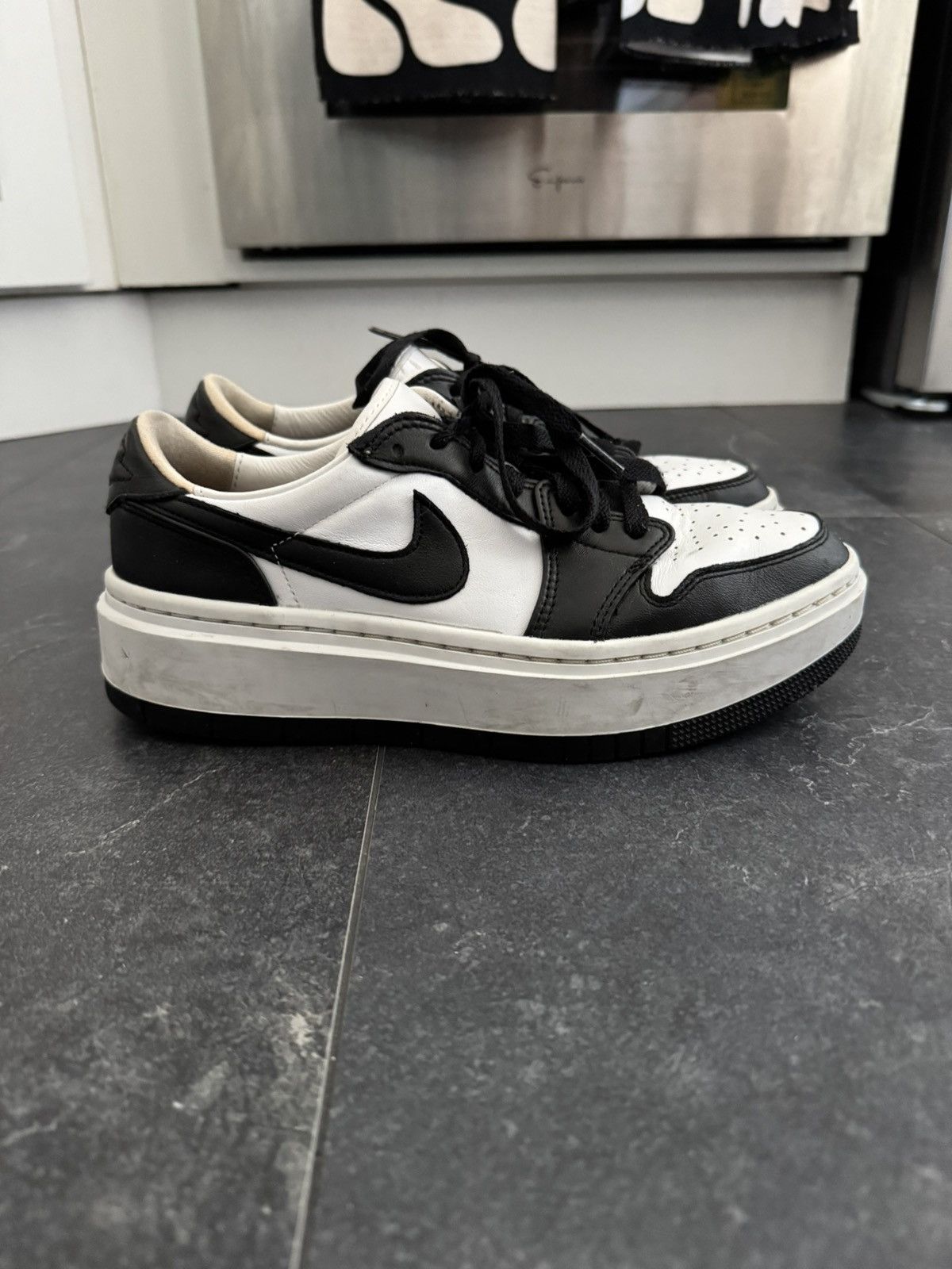 Nike Air Jordan 1 Low Elevate Panda dh7004-109 Size US 8 / IT 38 - 2 Thumbnail