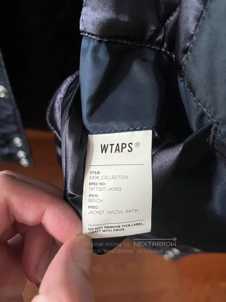 Wtaps Wtaps Embroidered padded baseball jacket Size US L / EU 52-54 / 3 - 7 Thumbnail