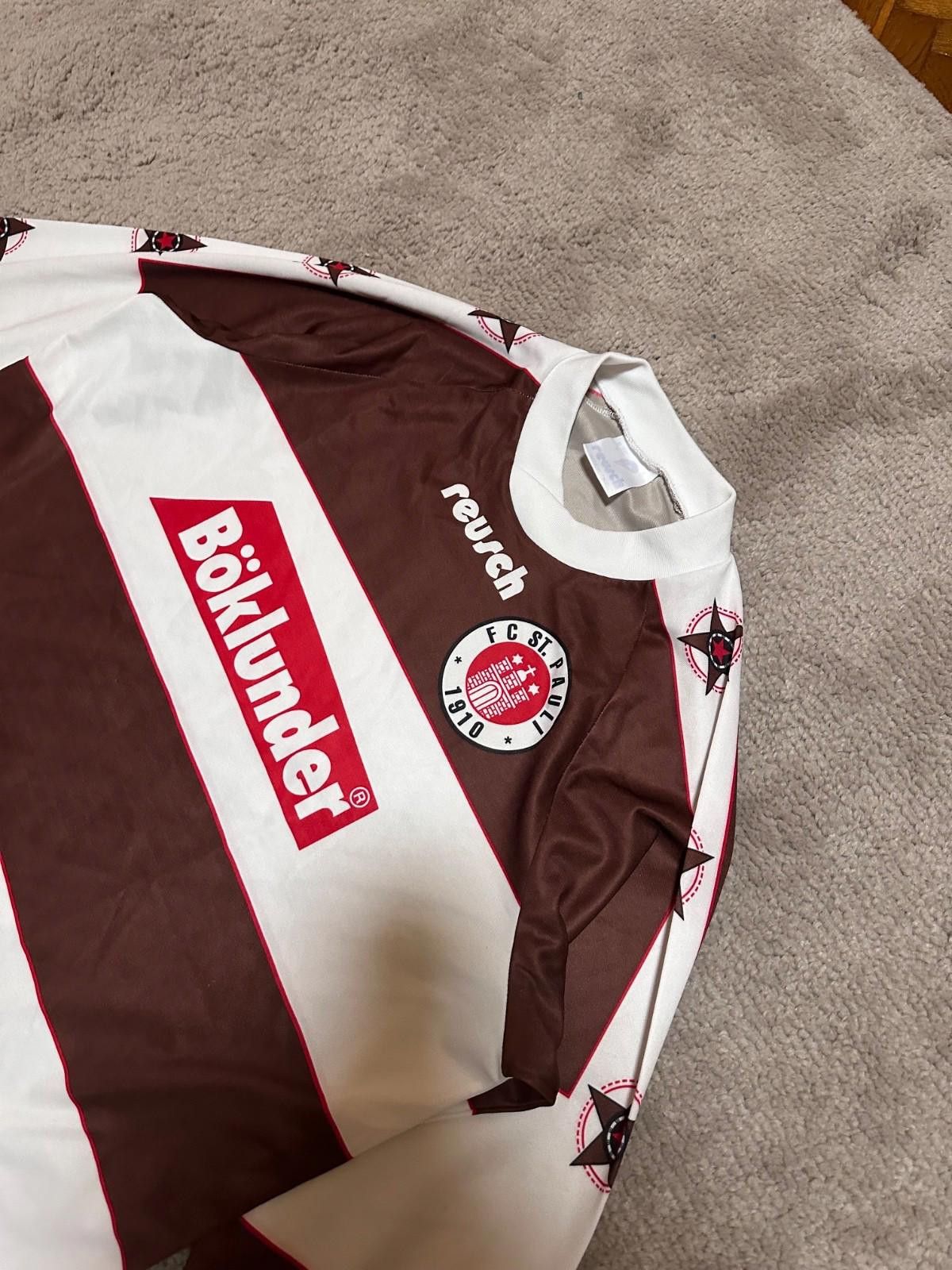 Other VINTAGE 1994-95 FC ST PAULI REUSCH SOCCER JERSEY LONGSLEEVE Size US XL / EU 56 / 4 - 5 Thumbnail
