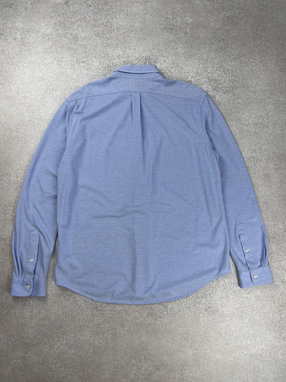 Polo Ralph Lauren Polo Ralph Lauren Knit Oxford Long Sleeve Shirt Size US XL / EU 56 / 4 - 8 Thumbnail