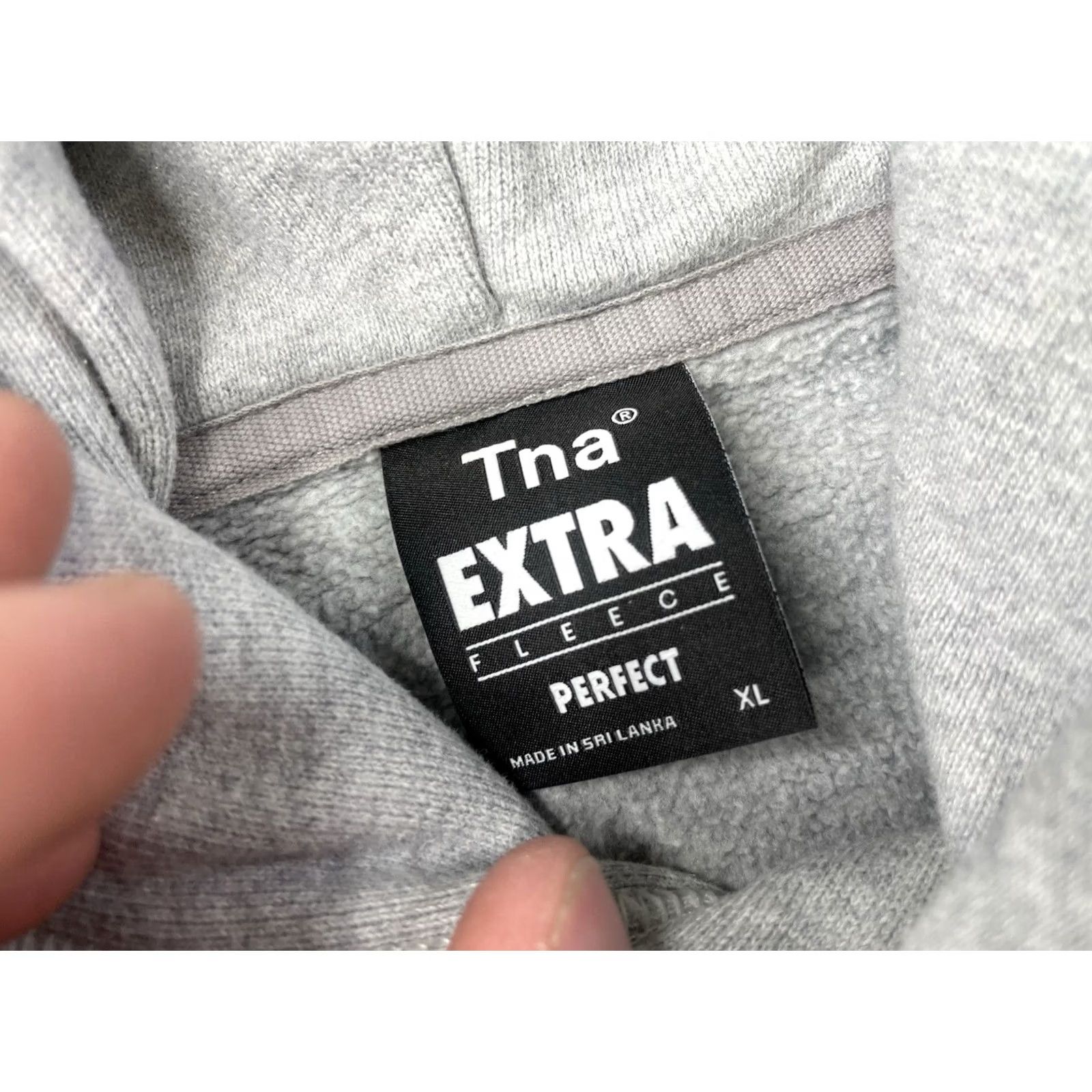 TNA TNA Sweatfleece Cozy Fleece Pullover Hoodie Gray XL Women Sweatshirt Size XL / US 12-14 / IT 48-50 - 3 Thumbnail