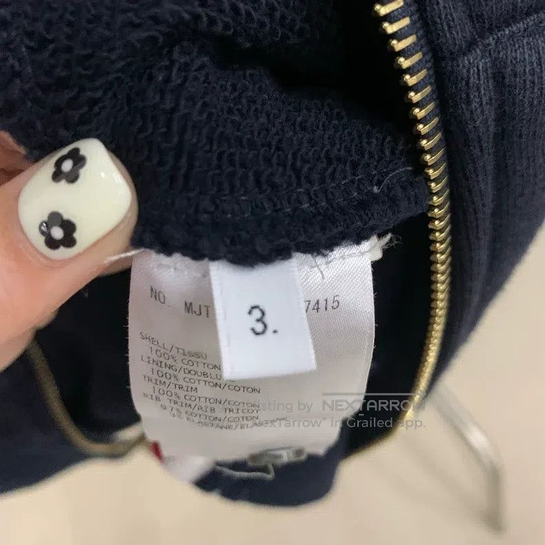 Thom Browne Thom Browne Blue and green zipper hoodie Size US L / EU 52-54 / 3 - 5 Thumbnail