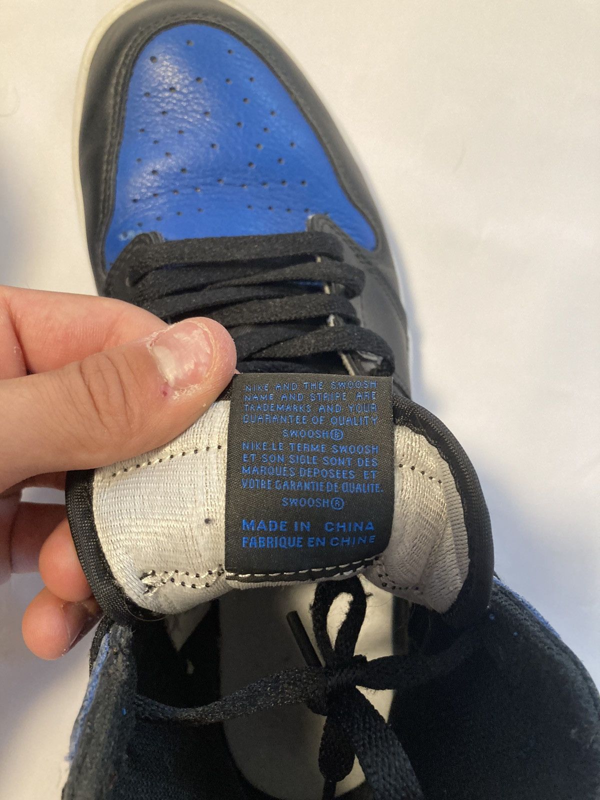 Jordan Brand Jordan 1 High Royal 2017 Size US 12 / EU 45 - 10 Thumbnail