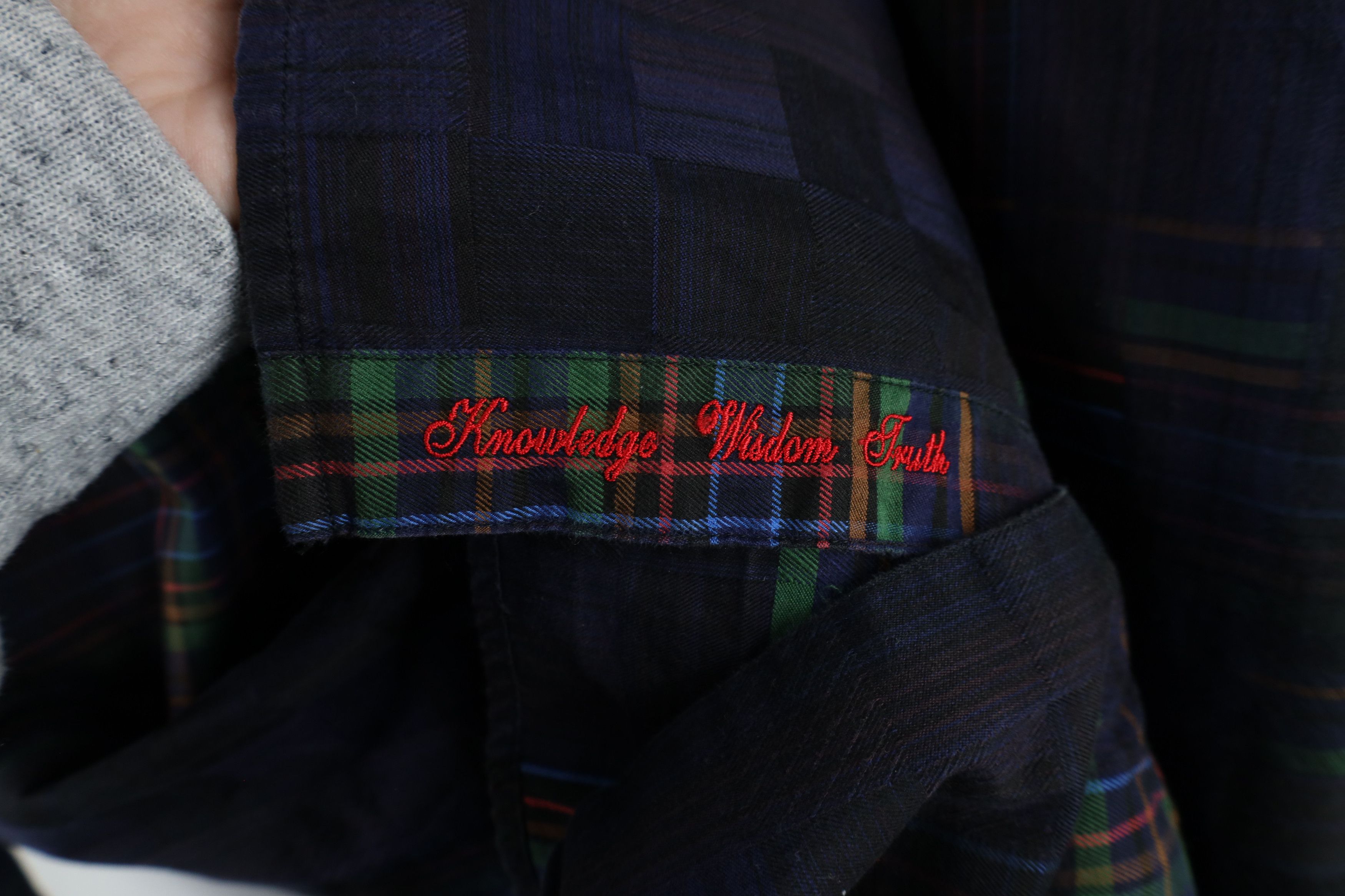 Robert Graham × Vintage Robert Graham Plaid Flower Flip Cuff Collared Button Shirt Size US XXL / EU 58 / 5 - 9 Thumbnail