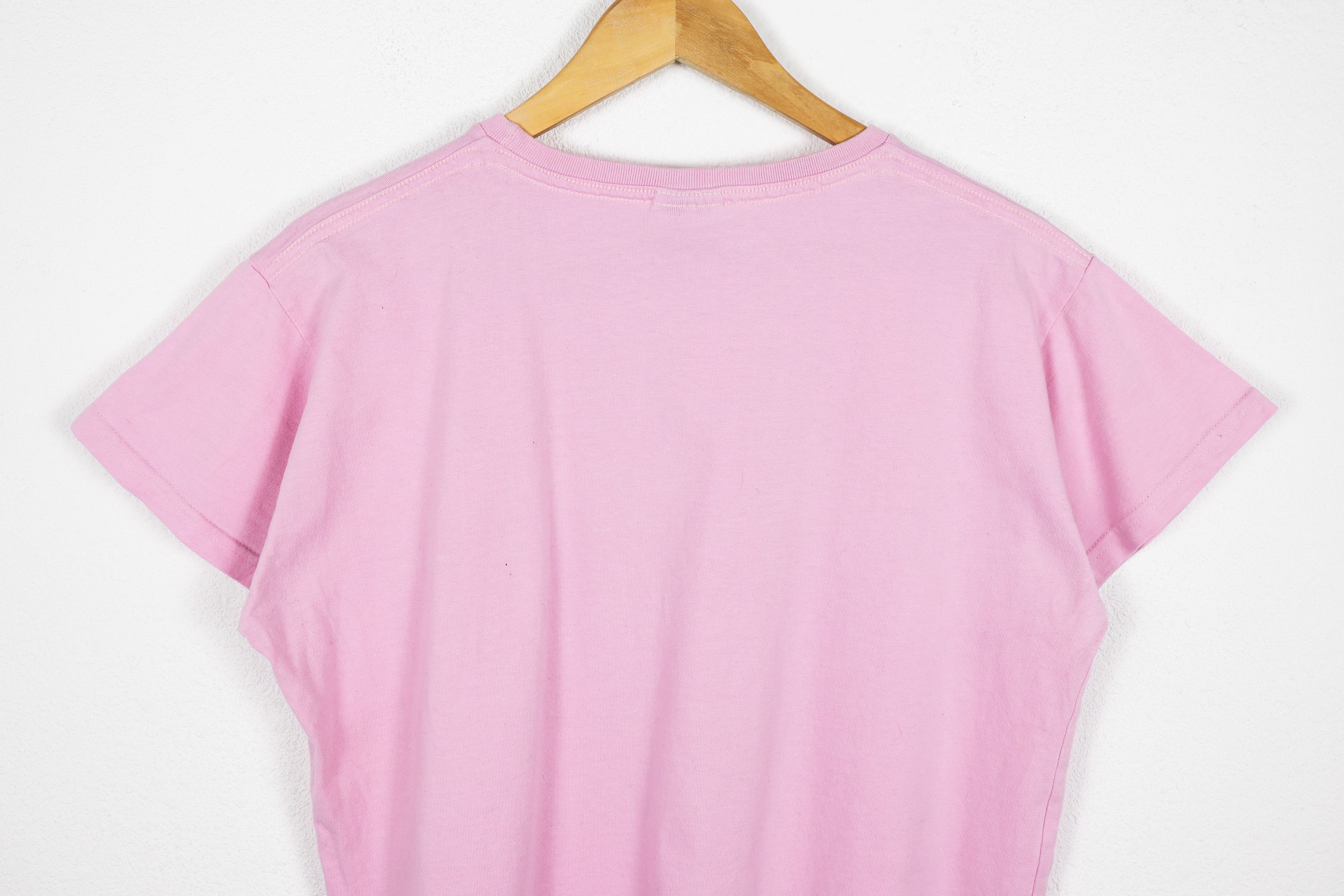 Nike Womens Nike Swoosh Logo Pink Y2K Tee T-shirt Size XL / US 12-14 / IT 48-50 - 8 Thumbnail