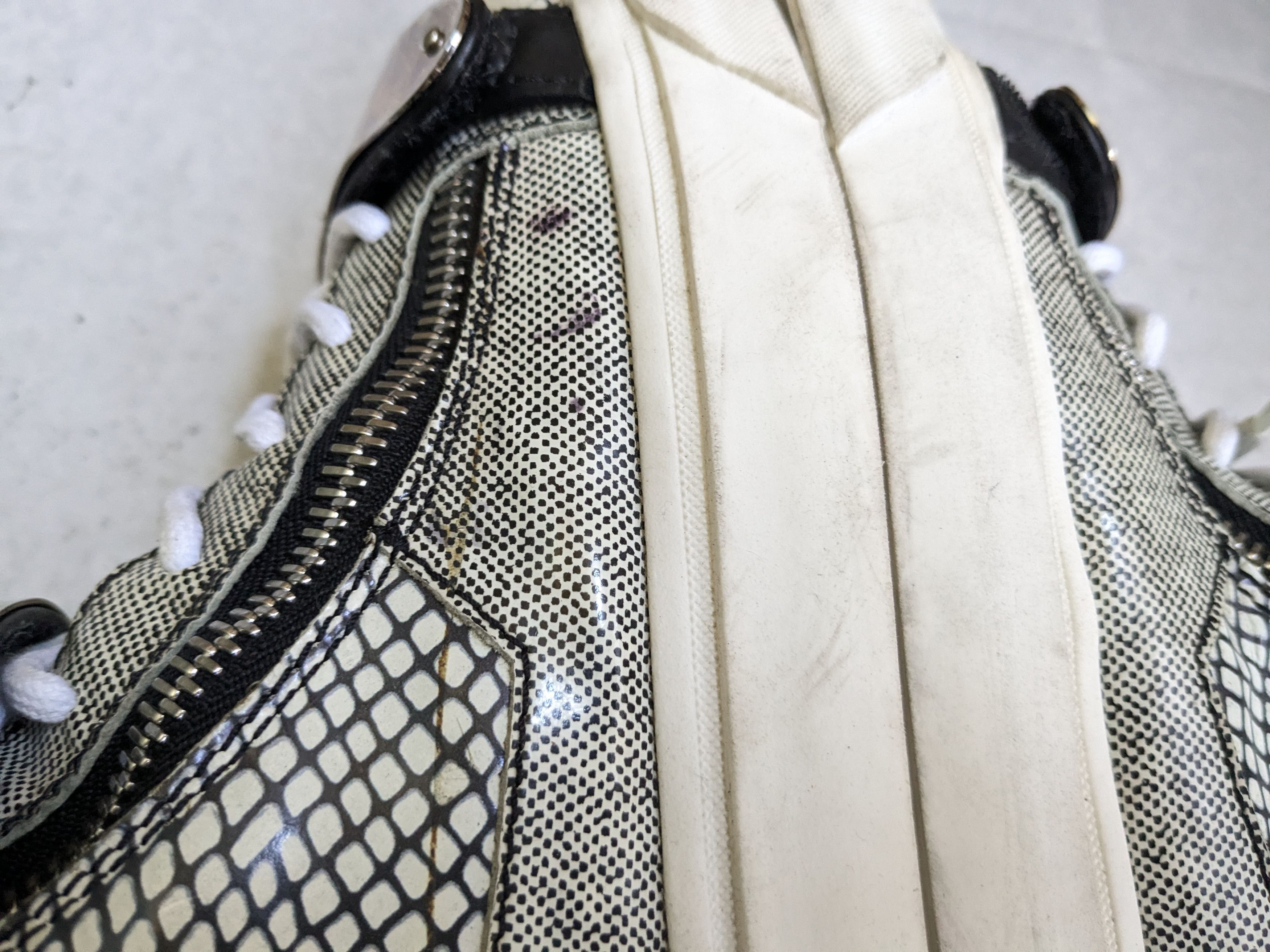 Giuseppe Zanotti Giuseppe Zanotti Sneakers Black White 10 43 High Top Leather Size US 10 / EU 43 - 13 Thumbnail
