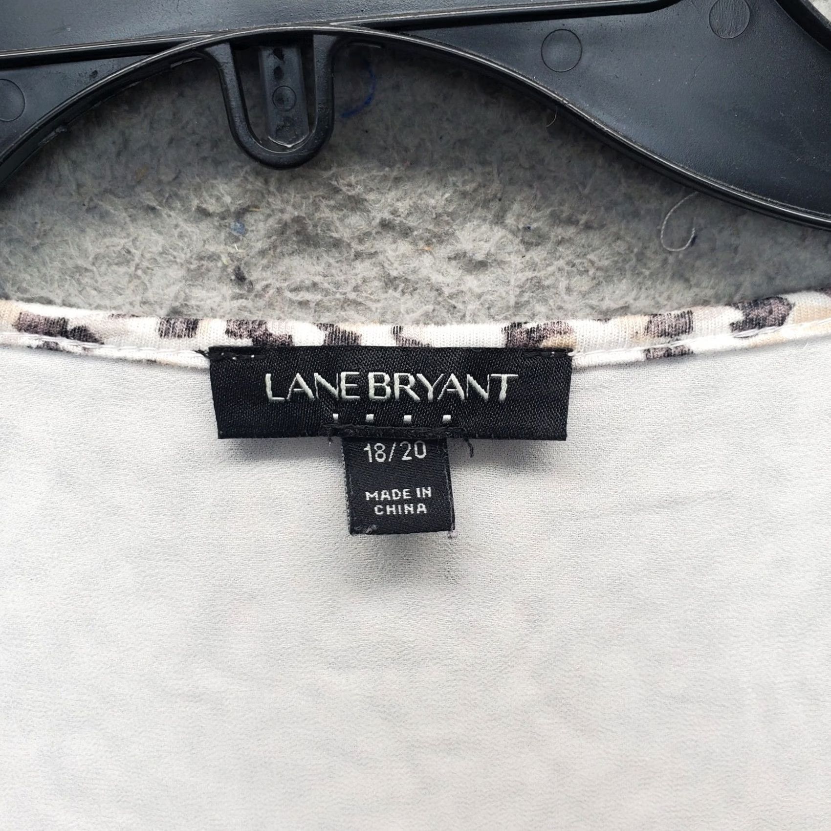 Vintage Lane Bryant Kimono Top Women's 18/20 Multi Leopard Print Long Sleeve Open Front Shirt Womens Size 18/20 Leopard Print Fashion Size XXL / US 16-18 / IT 52-54 - 3 Thumbnail