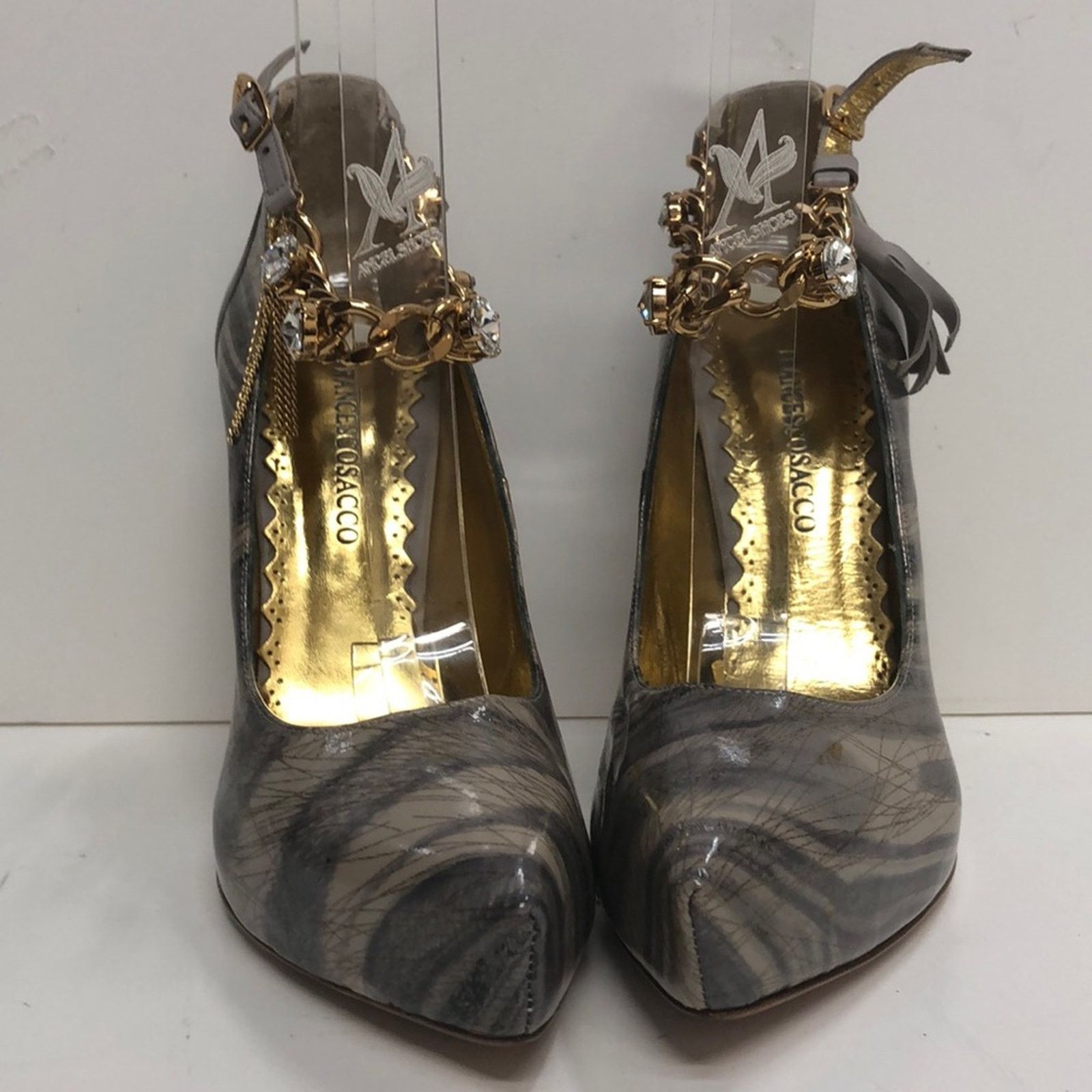 & Other Stories Francesco Sacco Made in Italy Taupe High Heel Size US 7 / IT 37 - 1 Thumbnail