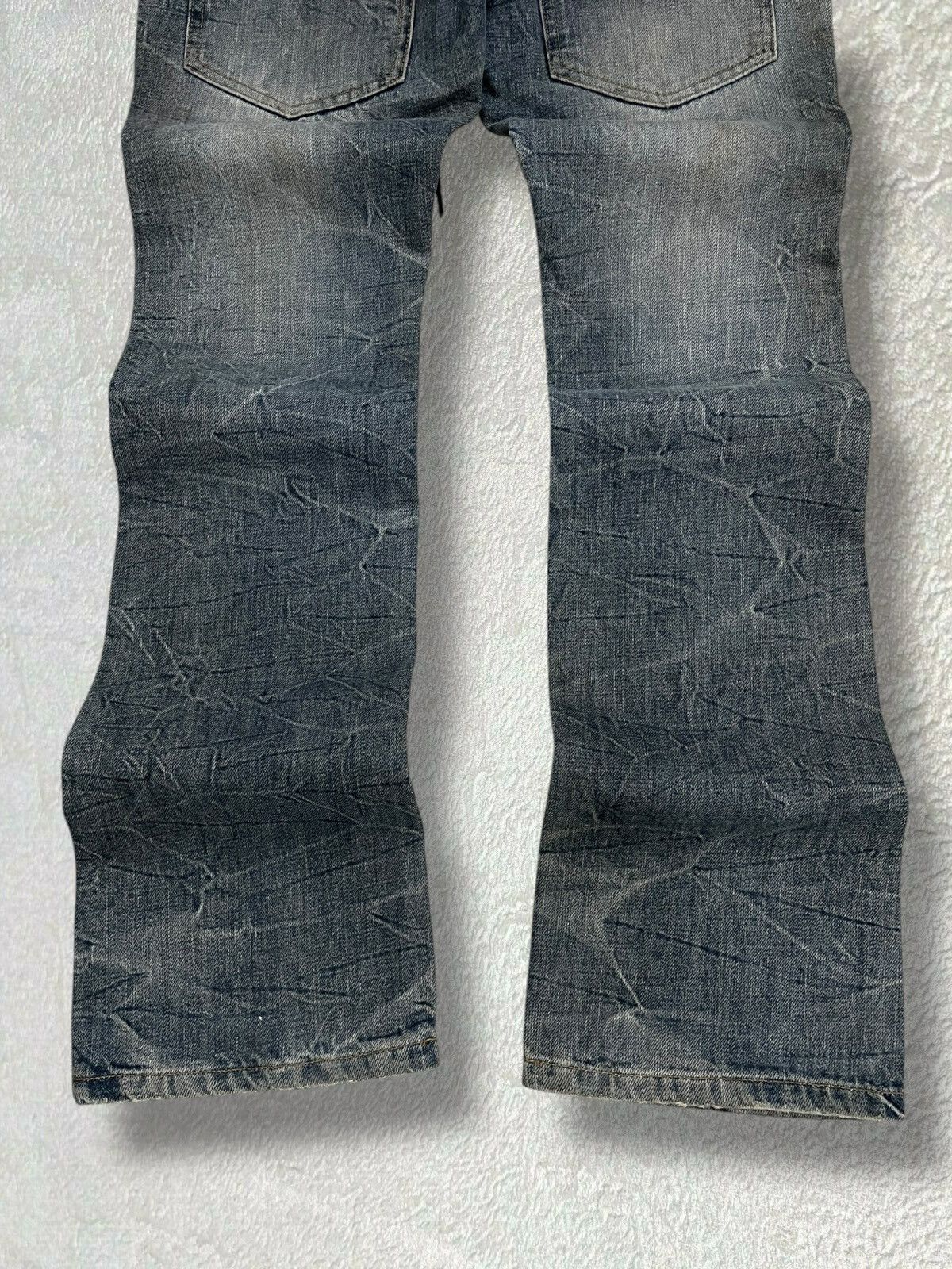 Le Grande Bleu (L.G.B.) Vintage 1990s Japan Designer Daily Topic Iconic Flared Goth Size US 32 / EU 48 - 9 Thumbnail