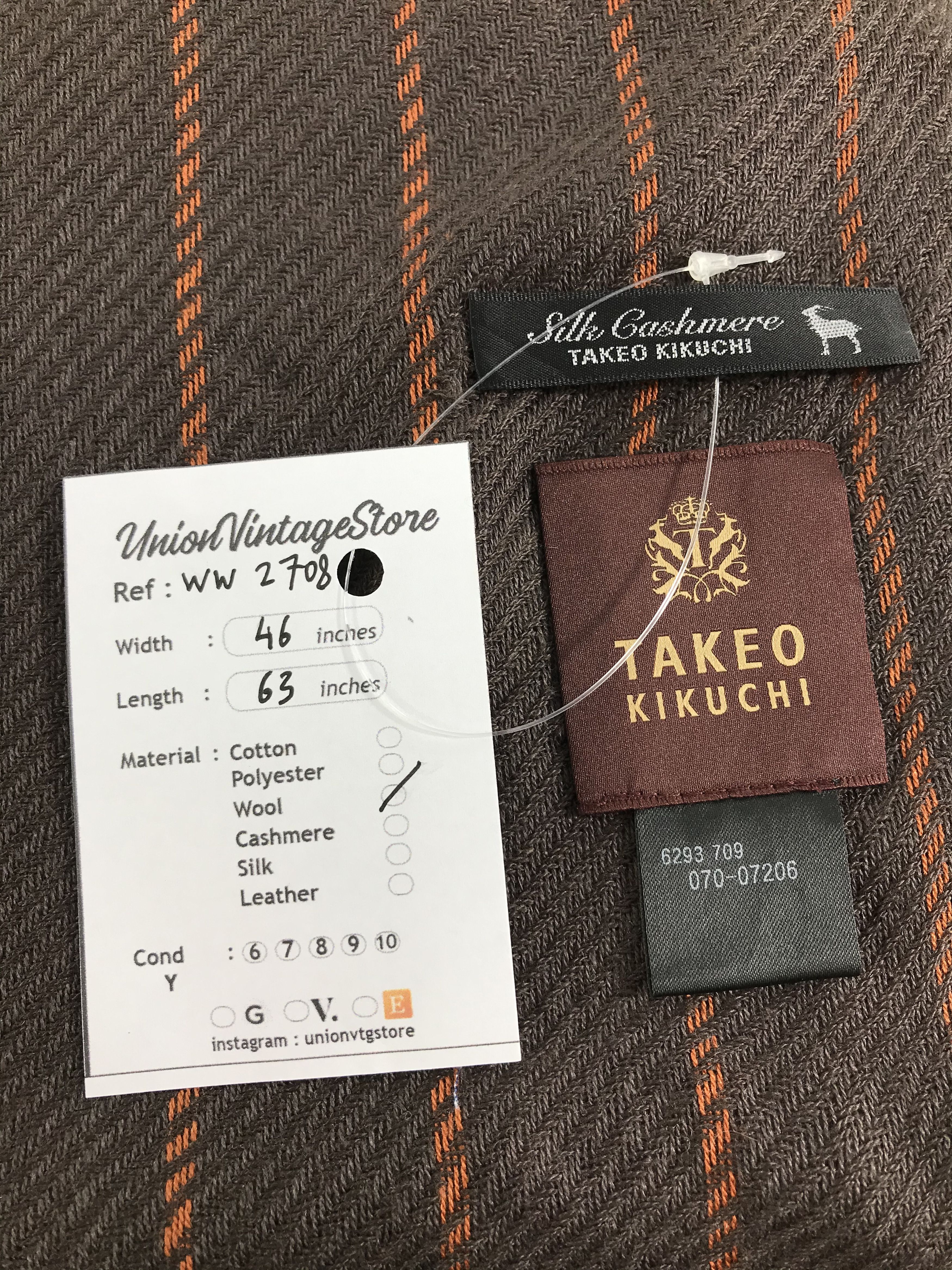 Takeo Kikuchi Takeo Kikuchi Scarf / Muffler / Neckwear - WW2708 Size ONE SIZE - 4 Thumbnail