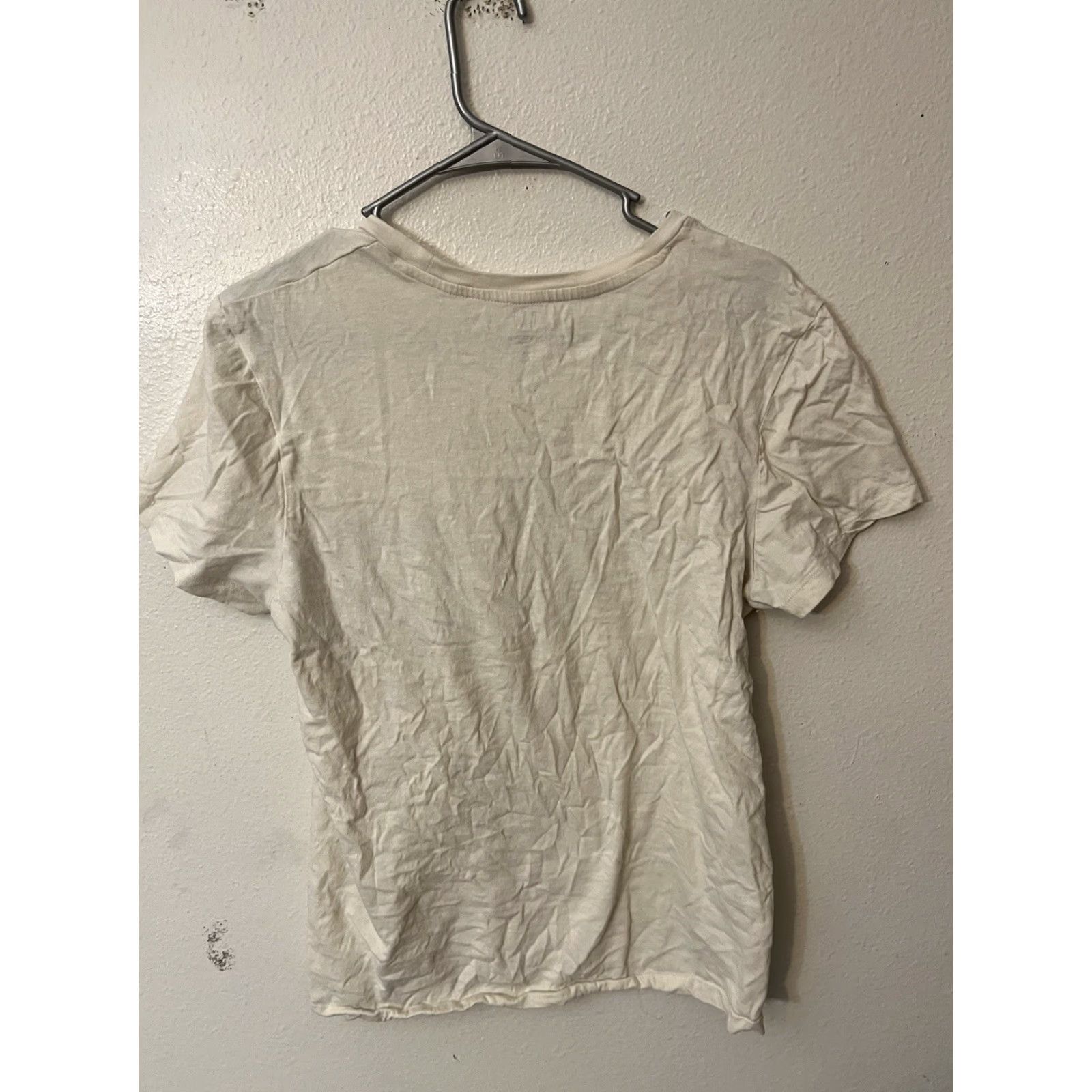 Gap Gap Men's Crew Neck Short Sleeve T-Shirt Medium Cream Basic Tee Size US M / EU 48-50 / 2 - 3 Thumbnail