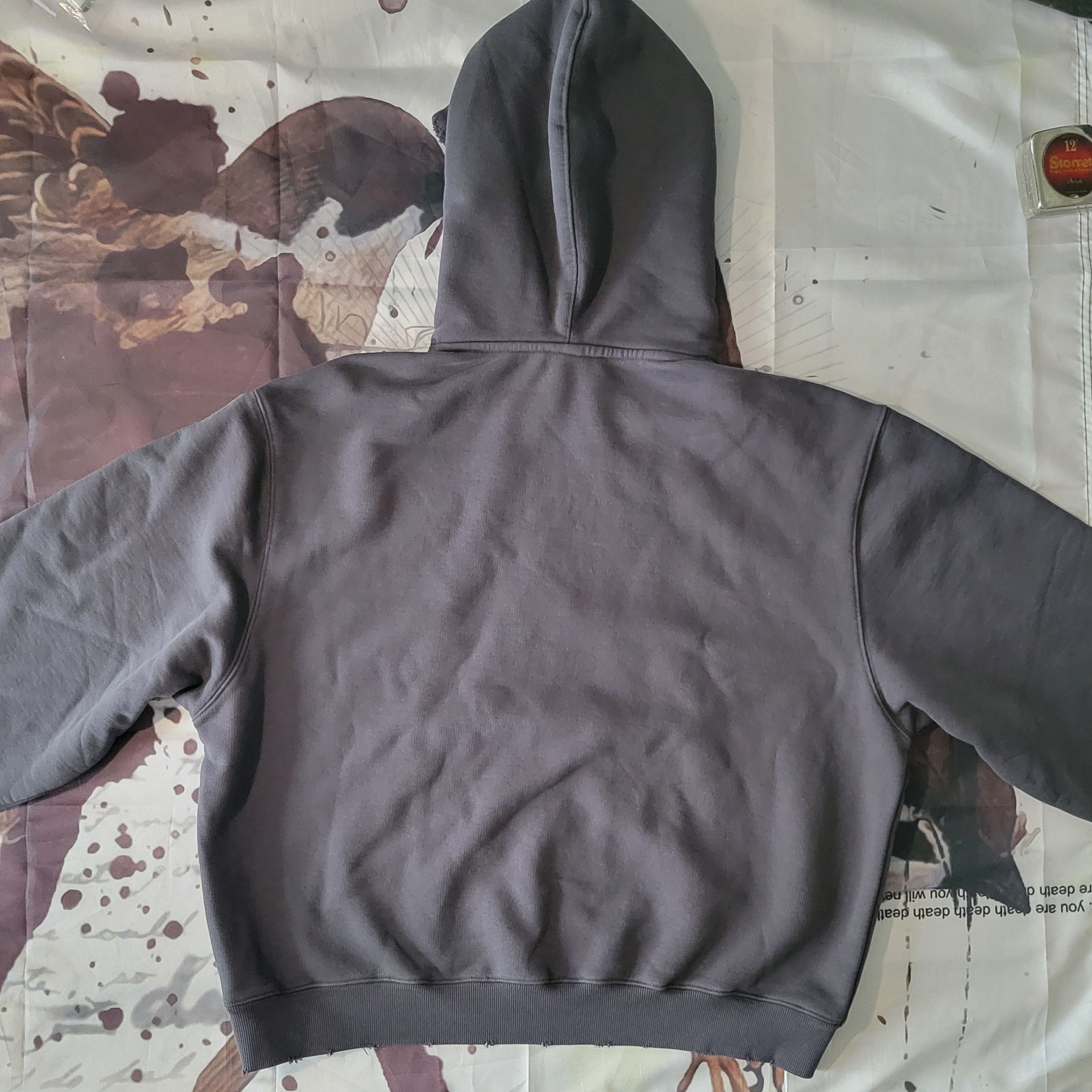 RECTO LLEGE Destroyed Hoodie Size US L / EU 52-54 / 3 - 2 Thumbnail