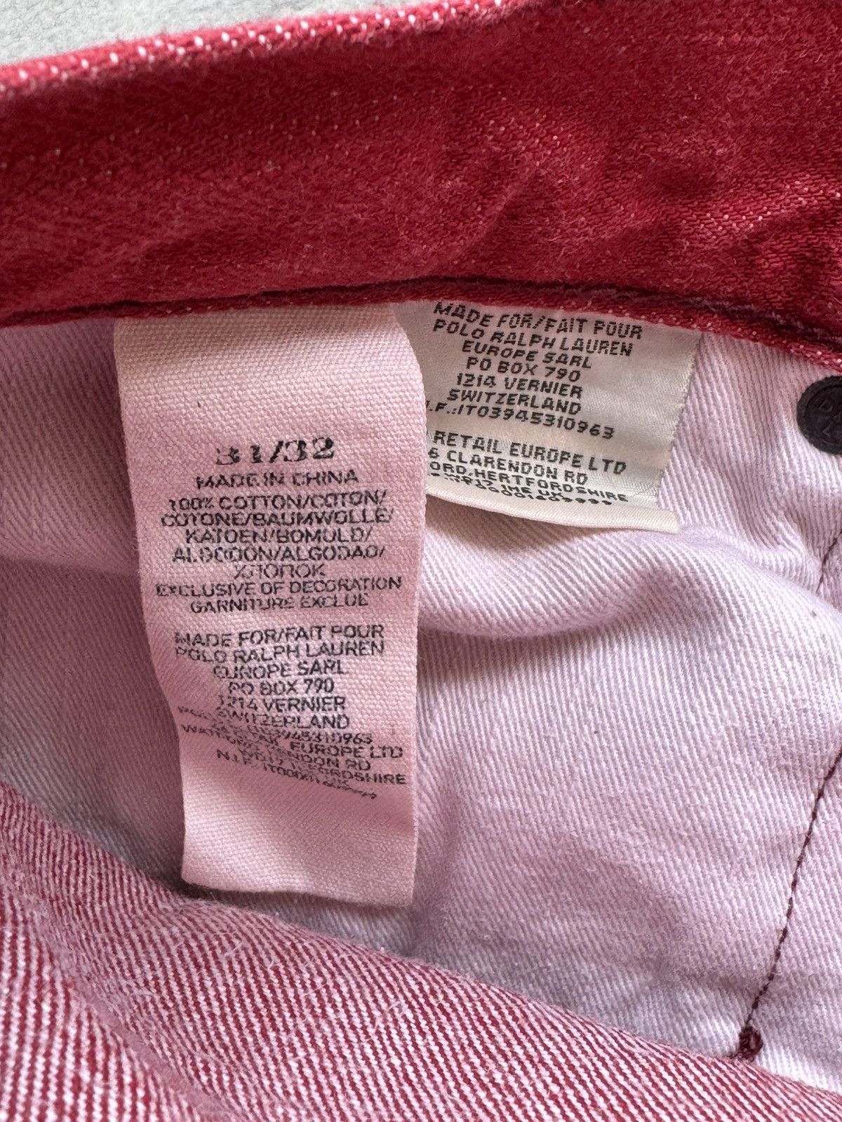 Denim & Supply Ralph Lauren Denim And Supply Ralph Lauren Red Distressed Denim Jeans Size US 31 - 9 Thumbnail
