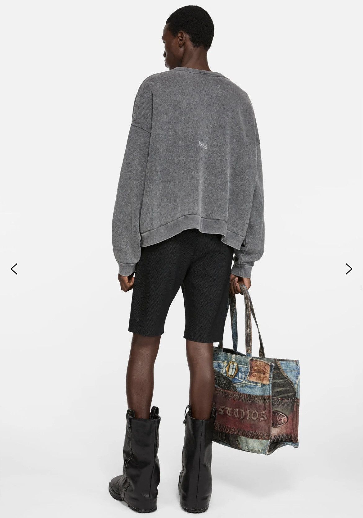Acne Studios Acne Studios Logo Patch Sweatshirt sz L Size US L / EU 52-54 / 3 - 2 Thumbnail