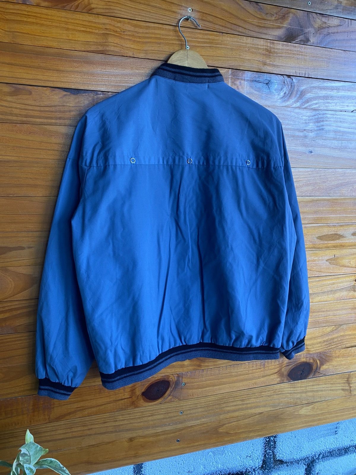Vintage Vintage ANBA Austria Blue Bomber Jacket Licensed by Kenkado Size US M / EU 48-50 / 2 - 9 Thumbnail
