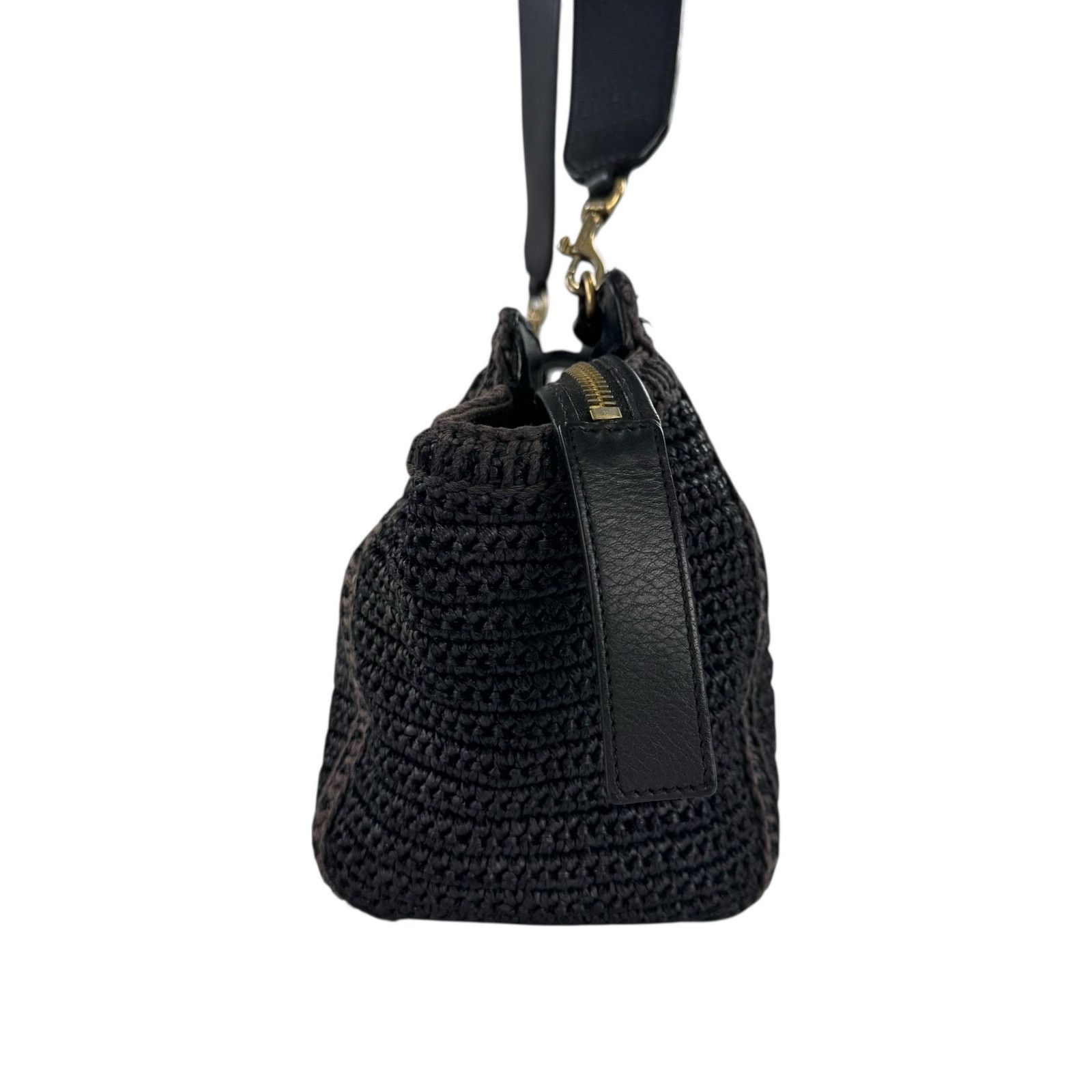 Yves Saint Laurent Saint Laurent Raffia Shoulder Bag Size ONE SIZE - 4 Thumbnail