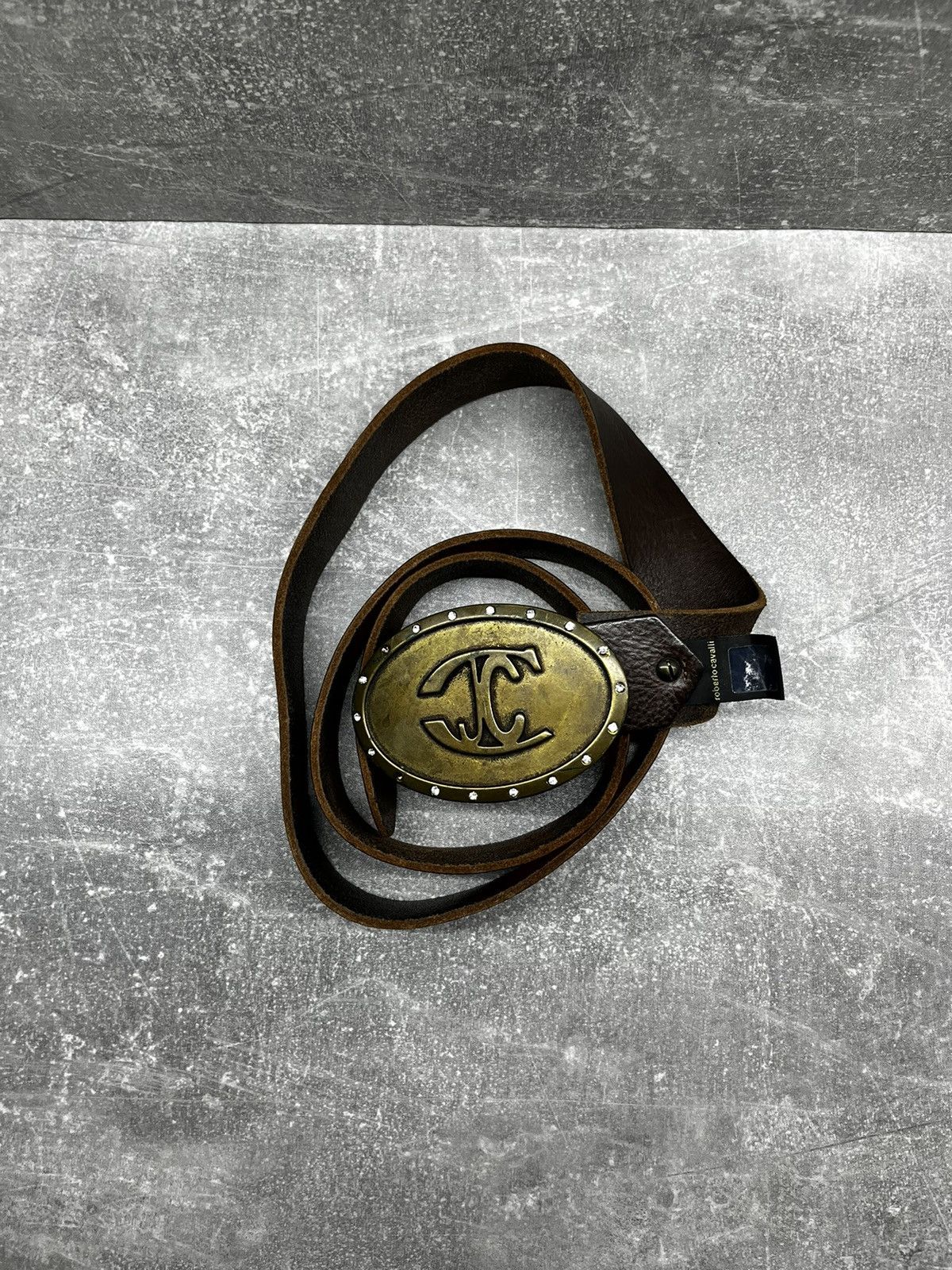 Just Cavalli × Roberto Cavalli × Vintage Roberto Cavalli leather belt vintage 90s Size ONE SIZE - 3 Thumbnail