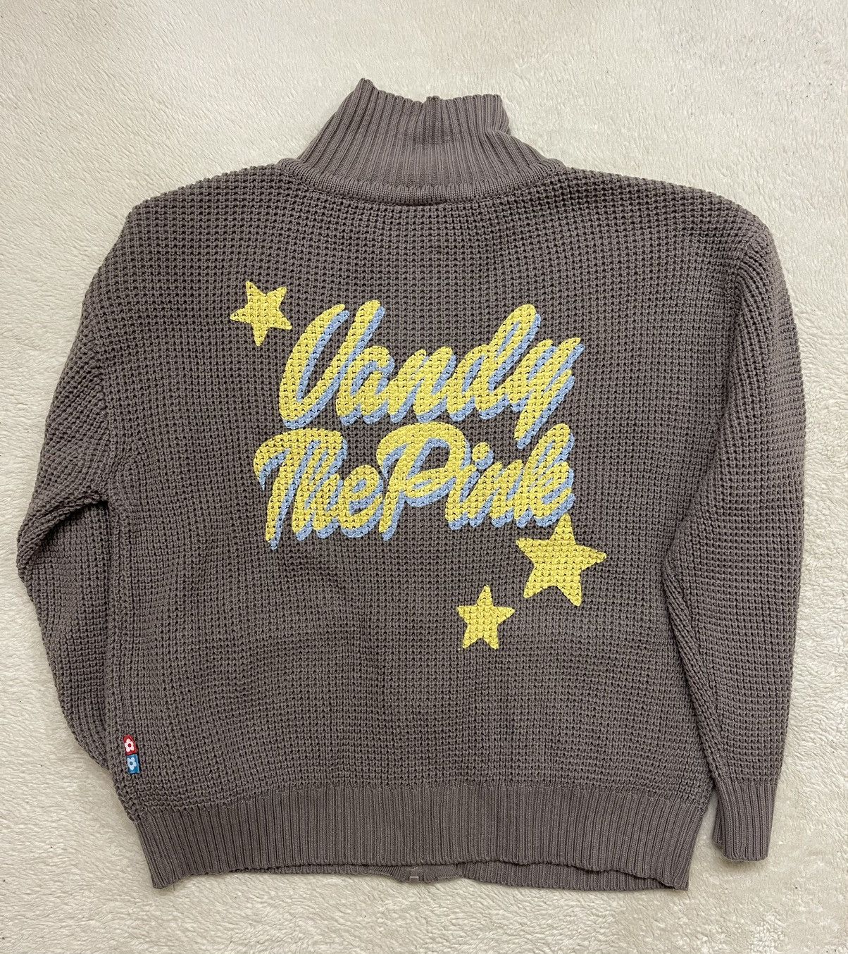 Streetwear × Vandy The Pink Vandy the pink Star waffle knit zip-up 