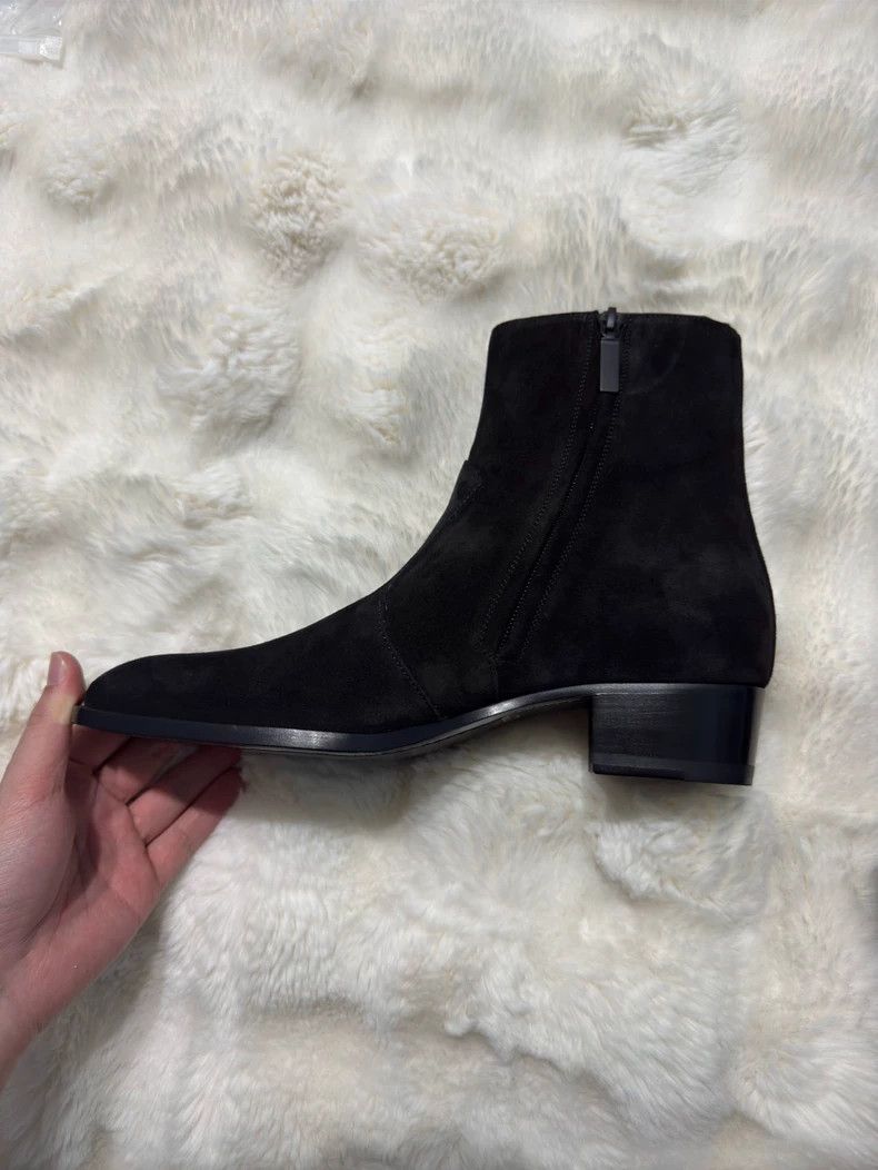 Yves Saint Laurent saint laurent Wyatt Suede Men's Boots 2503-Nextarrow Size US 8 / EU 41 - 5 Thumbnail