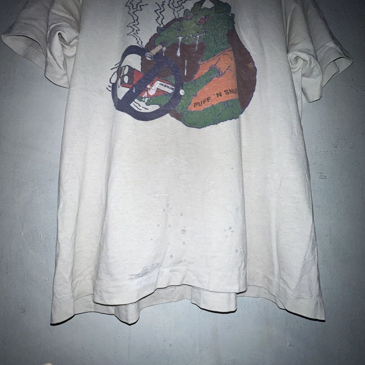 Vintage Vintage Anti-Tobacco Kansas T-Shirt Size US L / EU 52-54 / 3 - 6 Thumbnail