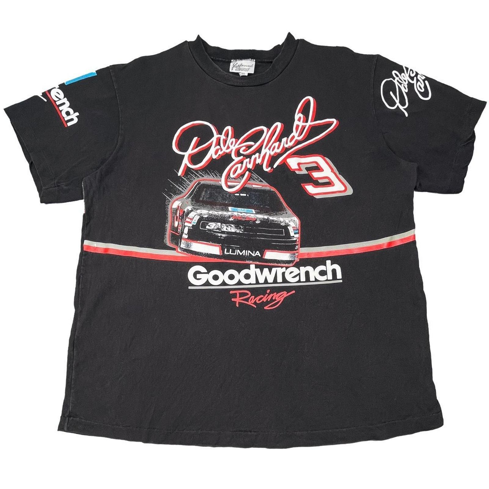 NASCAR Vintage aop nascar shirt 90s Dale Earnhardt XL Single Stitch Size US XL / EU 56 / 4 - 1 Thumbnail