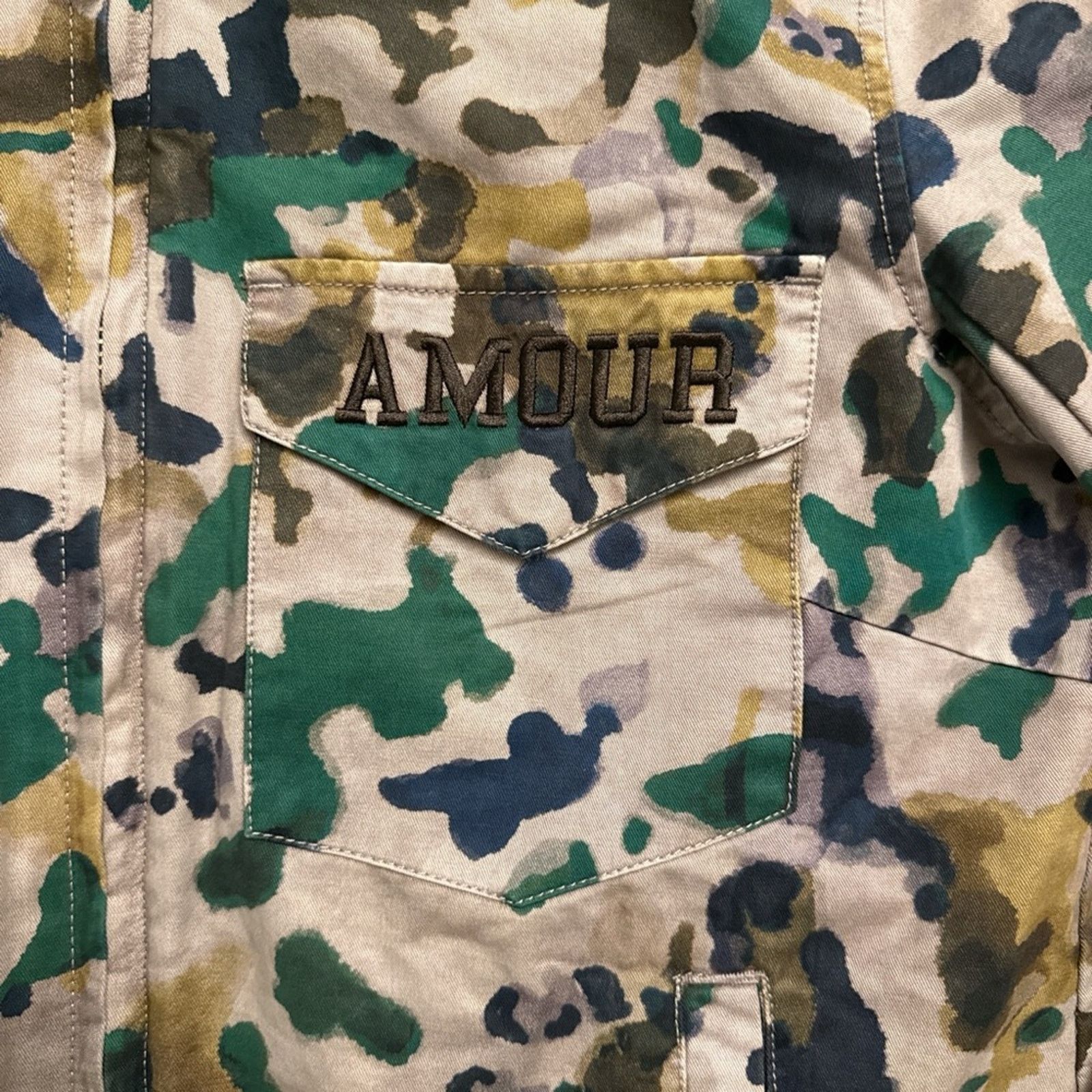 Zadig & Voltaire Zadig & Voltaire amour Camo cotton jacket size large Size L / US 10 / IT 46 - 2 Thumbnail