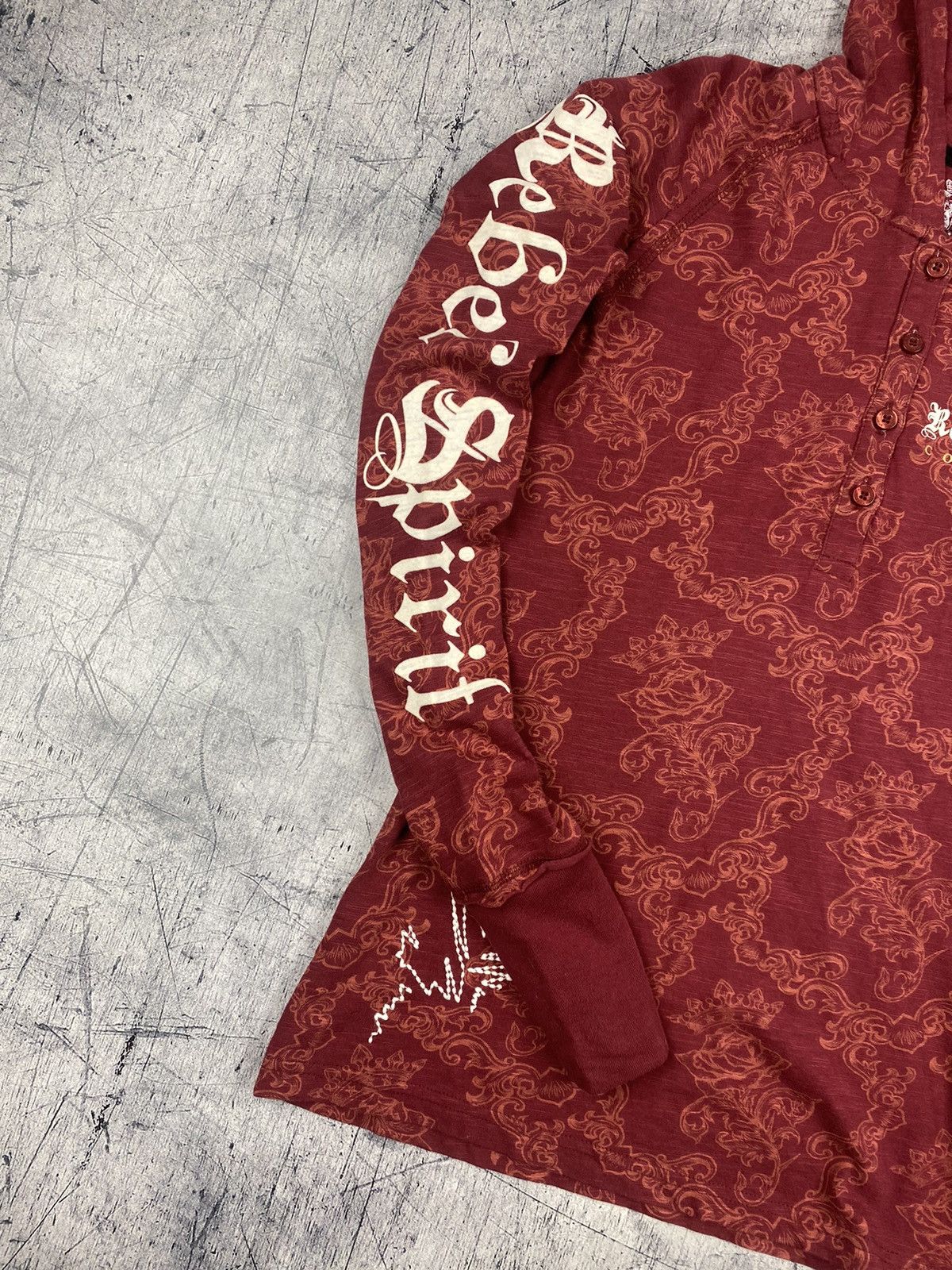 Affliction Vintage Y2K Affliction Style Rebel Spirit Hoodie Size M / US 6-8 / IT 42-44 - 13 Thumbnail