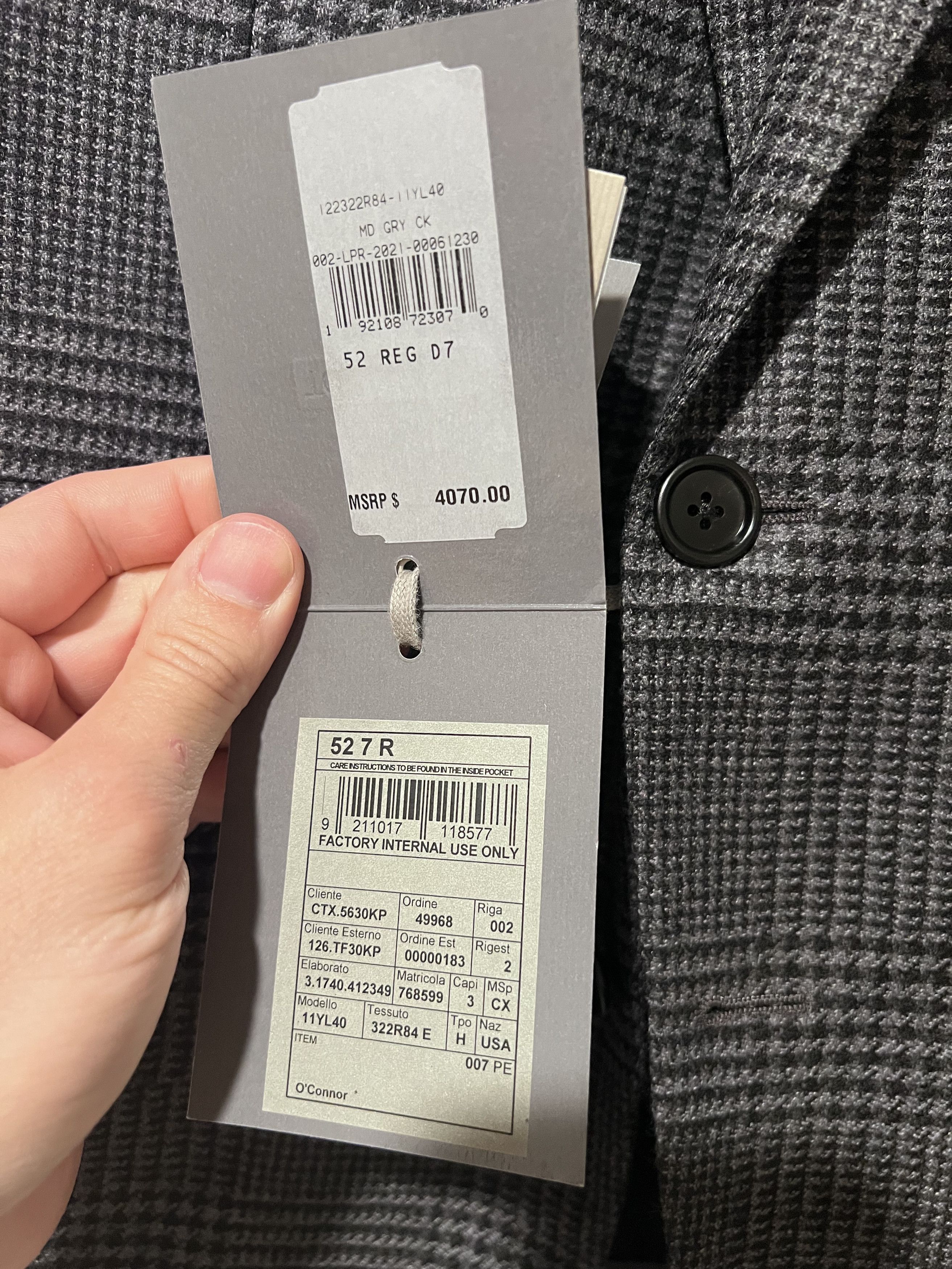 Tom Ford Tom Ford Prince of Wales Sport Jacket Size 42R - 9 Thumbnail
