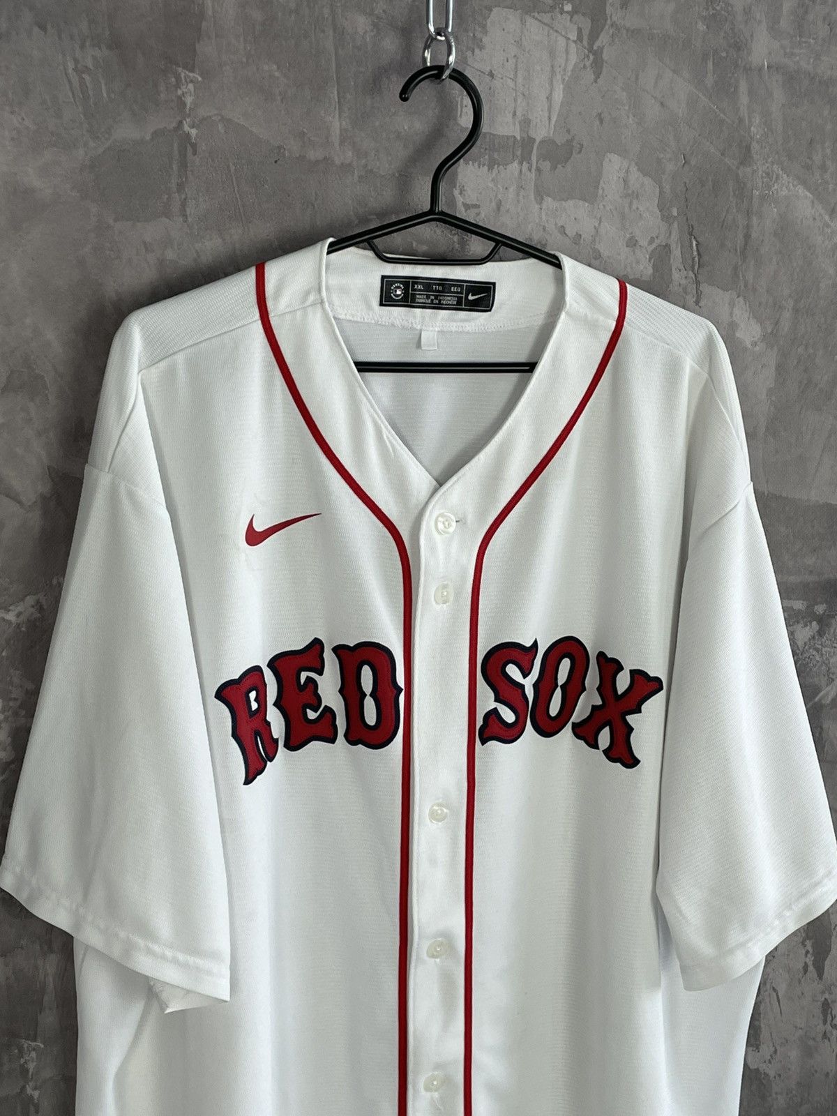 Vintage Nike Boston Red Sox Home Jersey Baseball Shirt Size US XXL / EU 58 / 5 - 6 Thumbnail