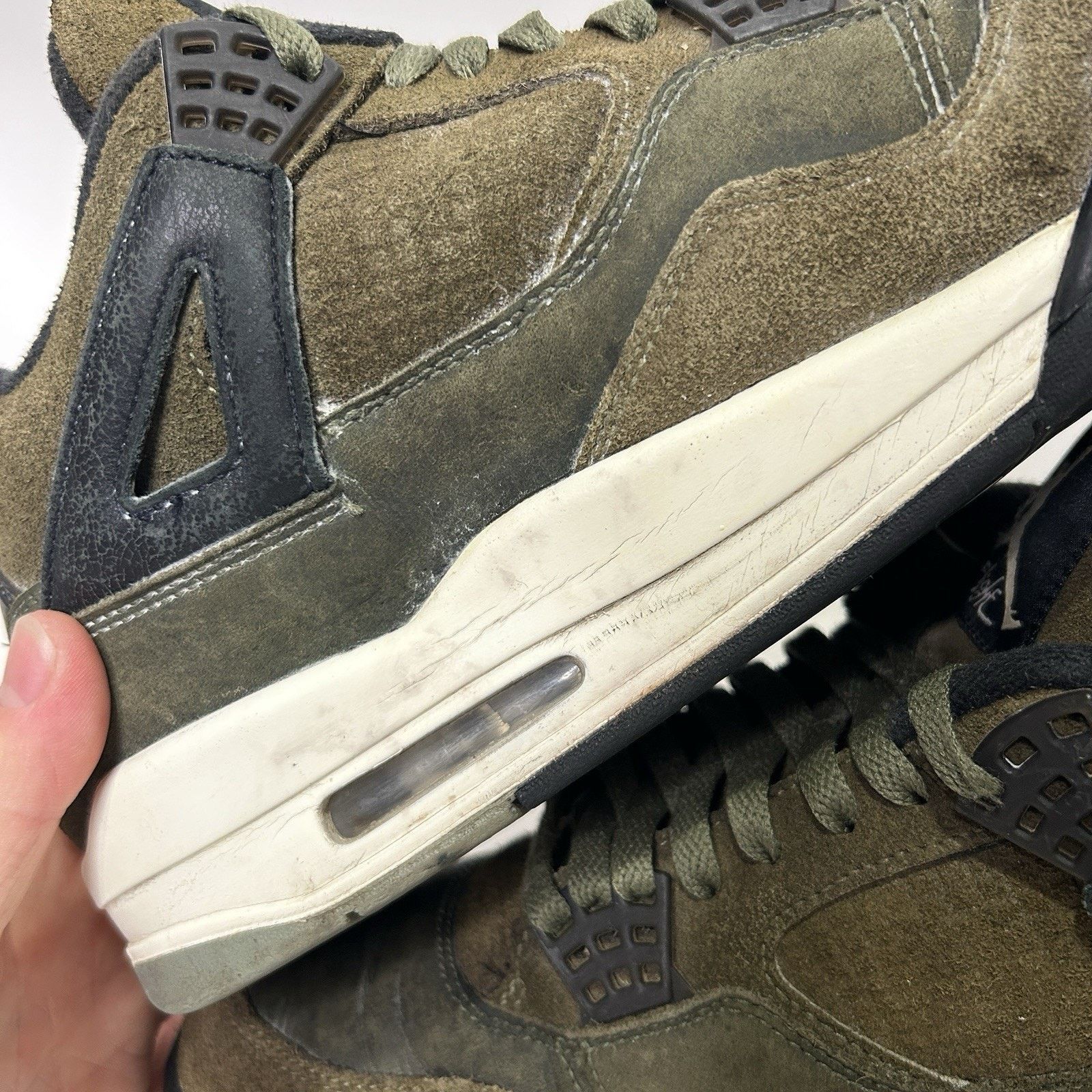 Jordan Brand Nike Air Jordan 4 Retro SE Craft “Olive” Size US 10.5 / EU 43-44 - 8 Thumbnail