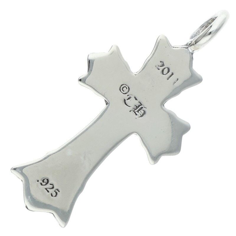 Chrome Hearts Chrome Hearts Double CH Cross Silver Necklace Size ONE SIZE - 2 Thumbnail