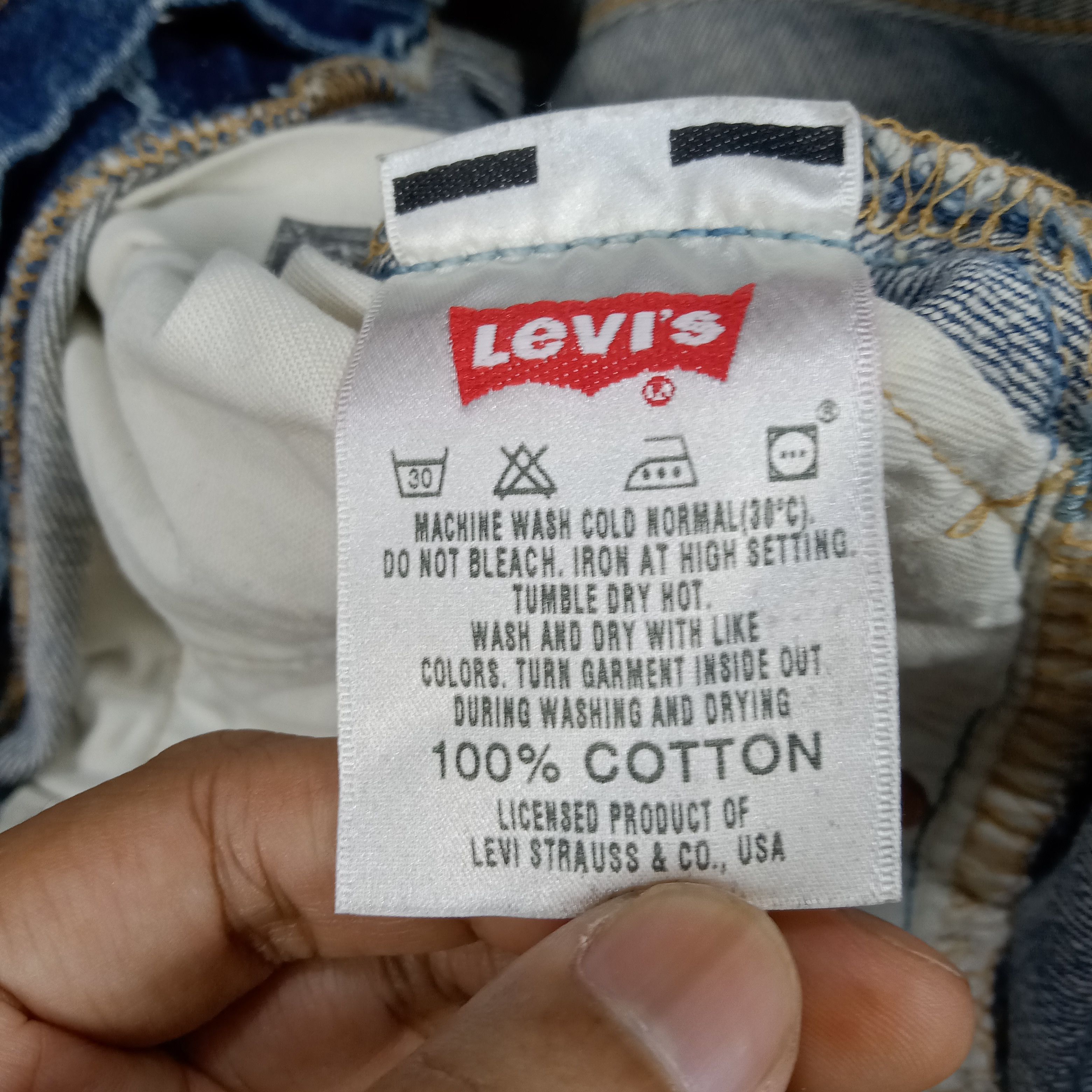 Levi's × Vintage Levi's American Distressed Style Denim Jeans Size US 29 - 13 Thumbnail