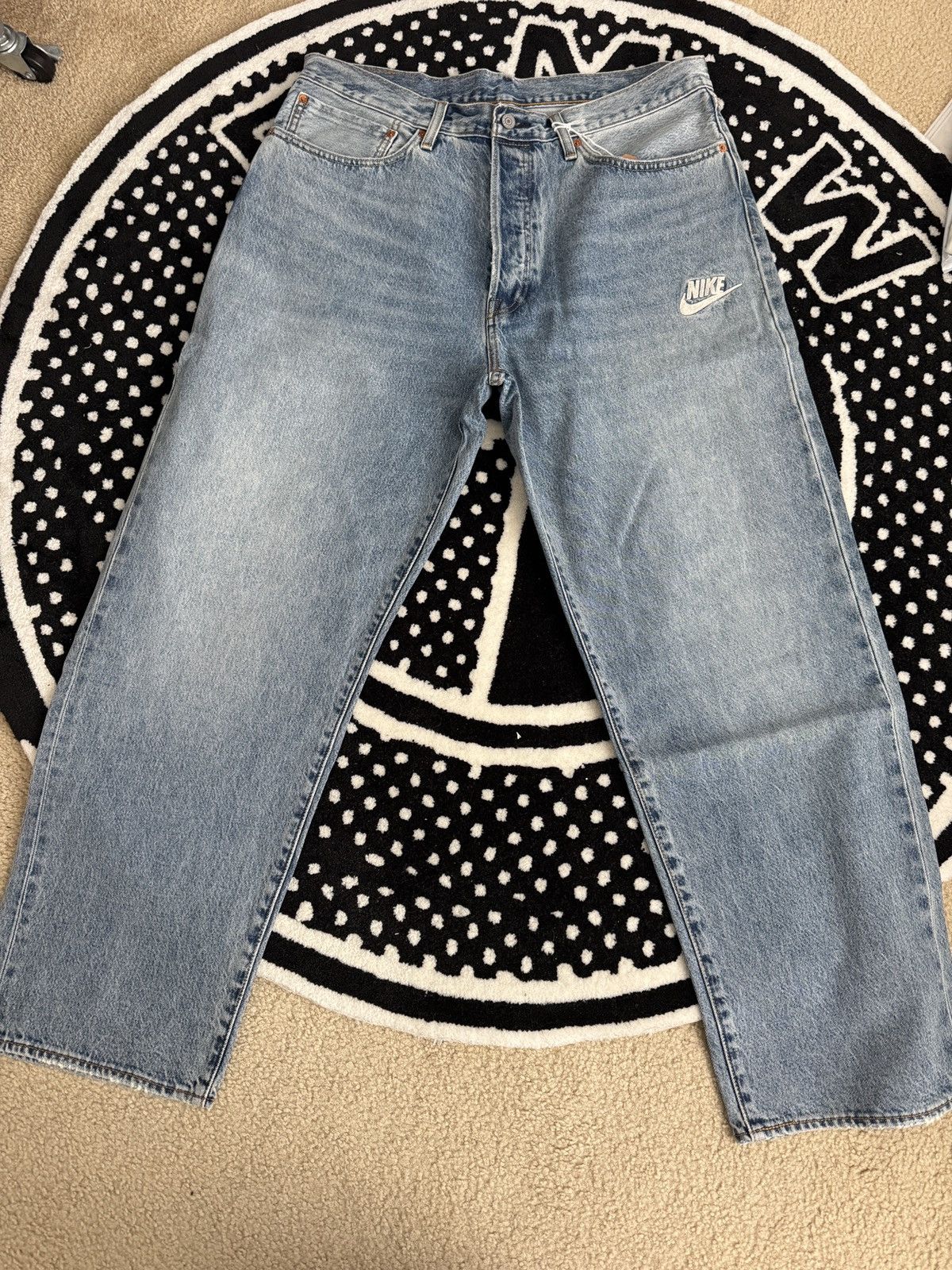 Levi's × Nike Nike x Levi's Baggy Denim Jeans Size 36 x 32 Brand