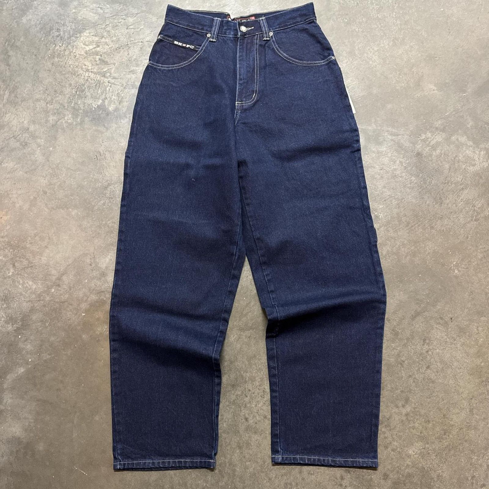 Vintage Vintage Y2K Beverly Hills Polo Club Cargo Baggy Denim Jeans Size US 29 - 4 Thumbnail