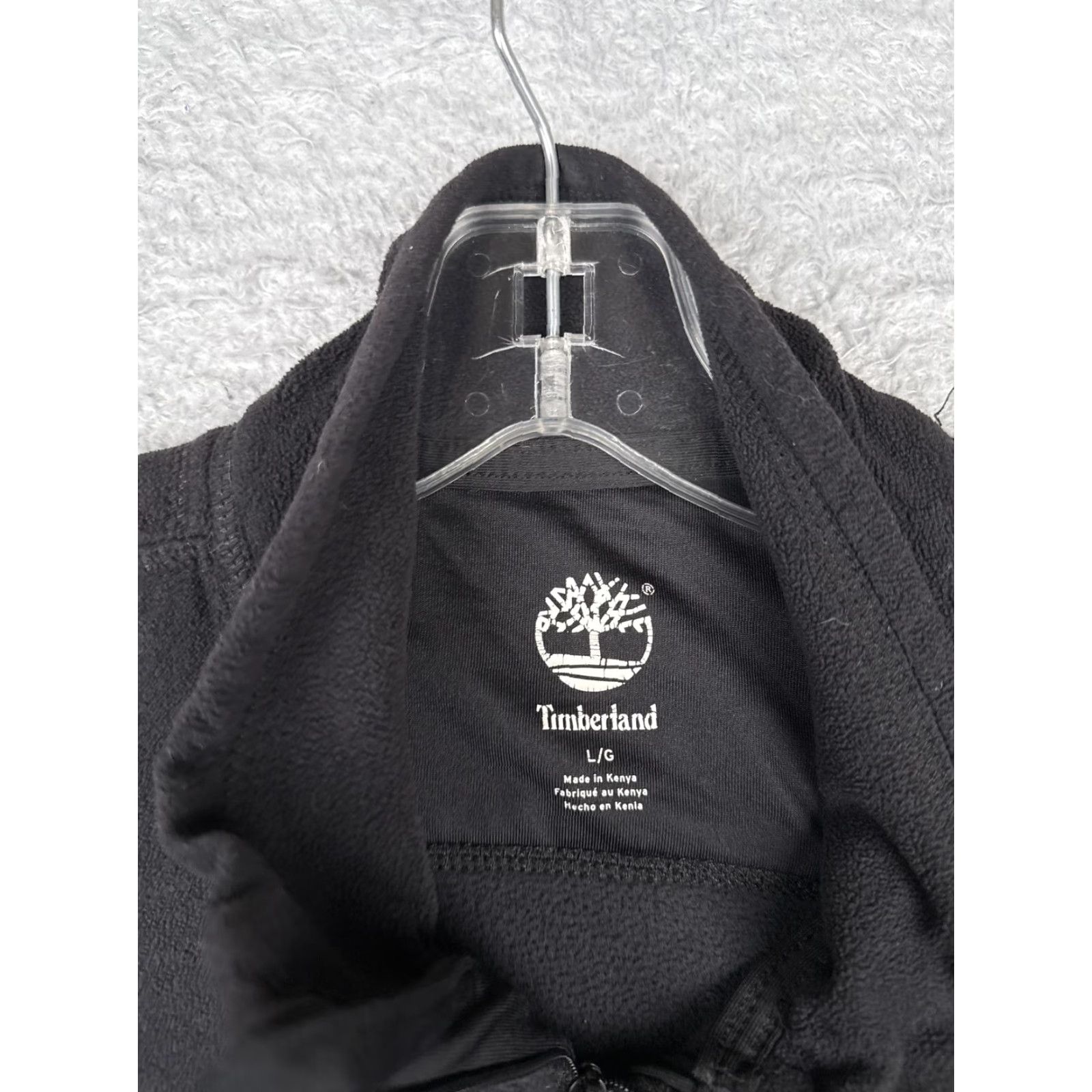 Timberland Timberland Pullover Sweatshirt Mens Large Black Fleece Quarter Zip Outdoor Size US L / EU 52-54 / 3 - 7 Thumbnail