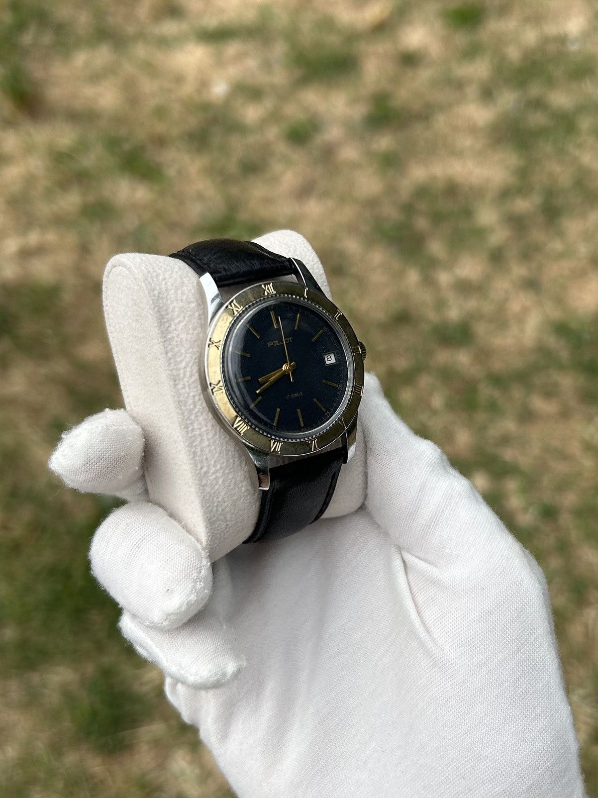 Vintage Vintage Watch Poljot Mechanical Wristwatch Hand Wind 1980s Size ONE SIZE - 4 Thumbnail